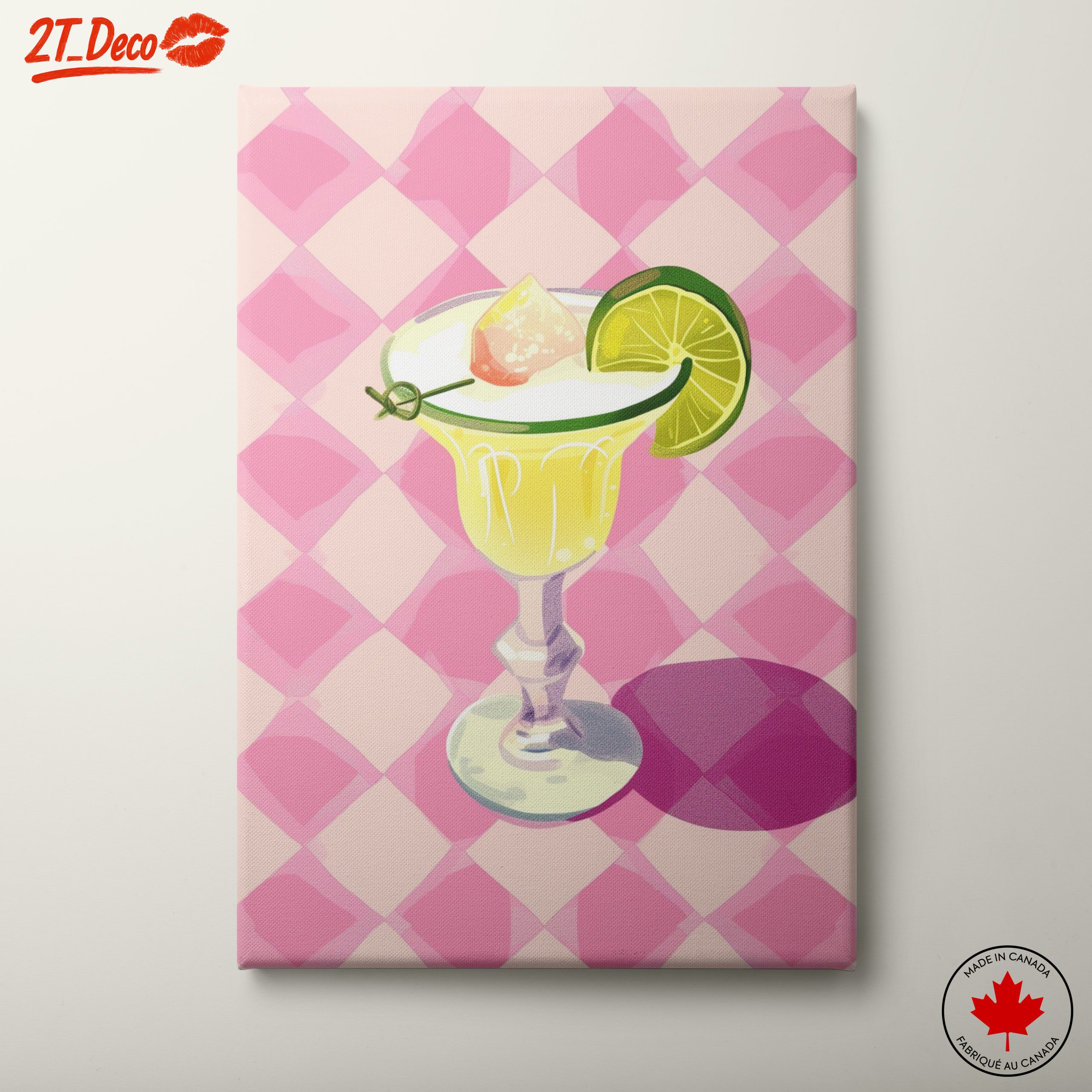 Colorful Abstract Cocktail Artwork