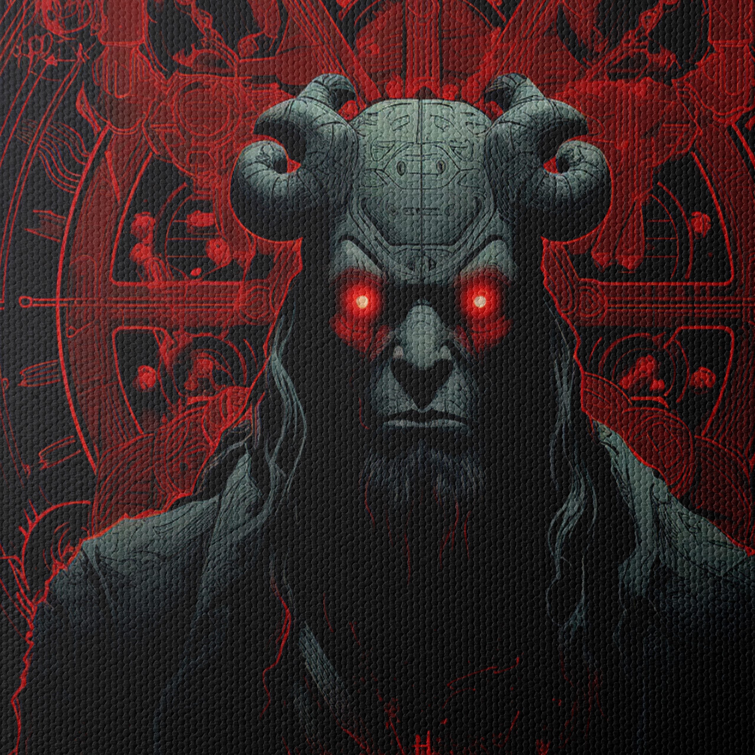Dark Fantasy Character With Red Accents - Image 4
