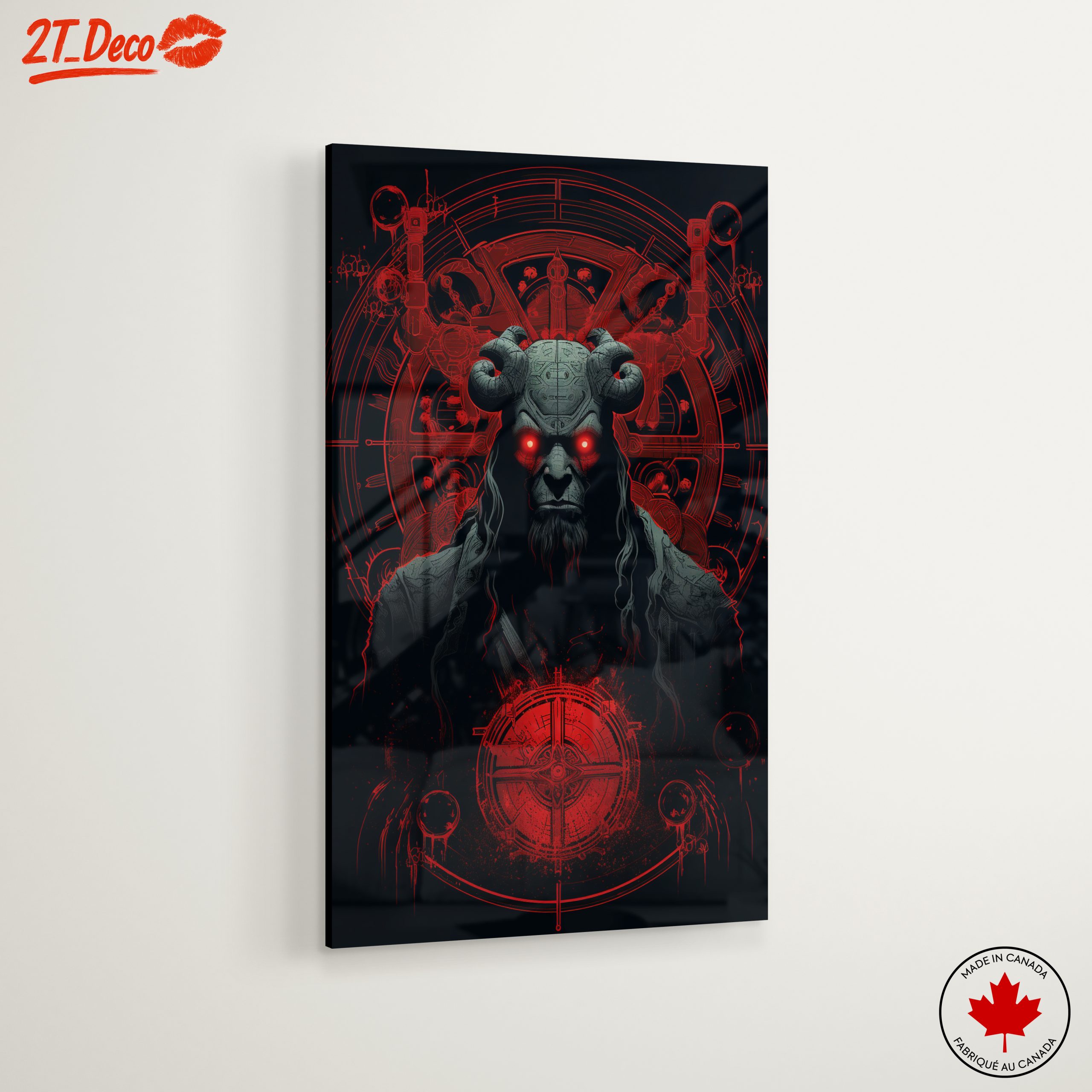 Dark Fantasy Character With Red Accents - Image 6