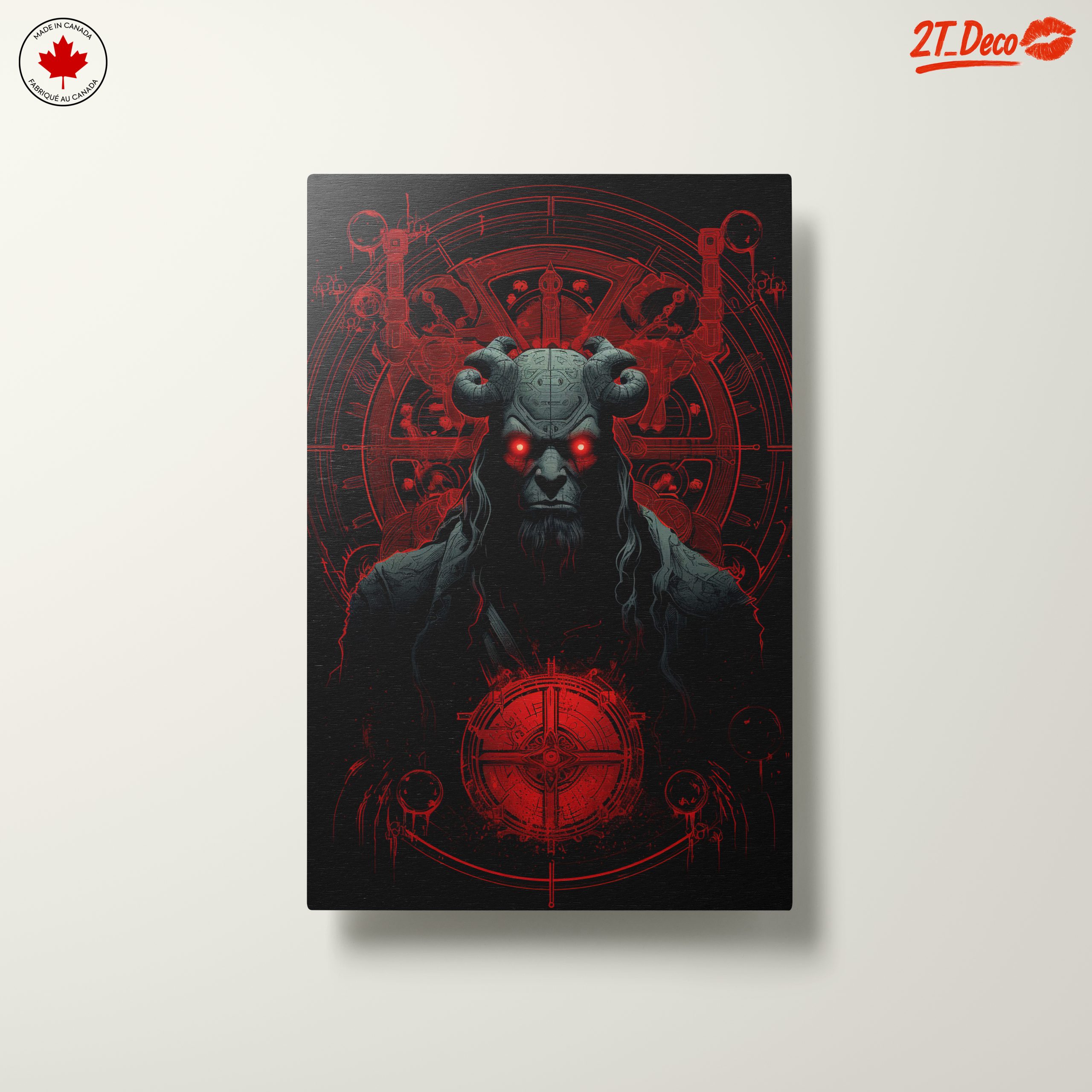 Dark Fantasy Character With Red Accents - Image 10