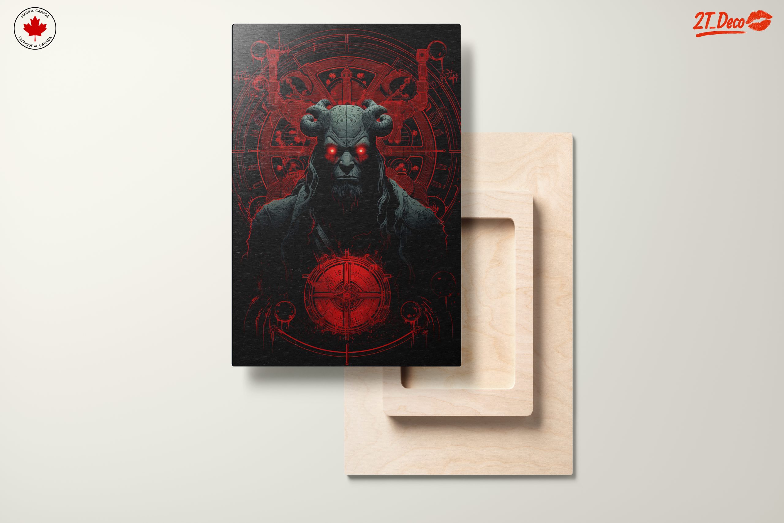 Dark Fantasy Character With Red Accents - Image 11
