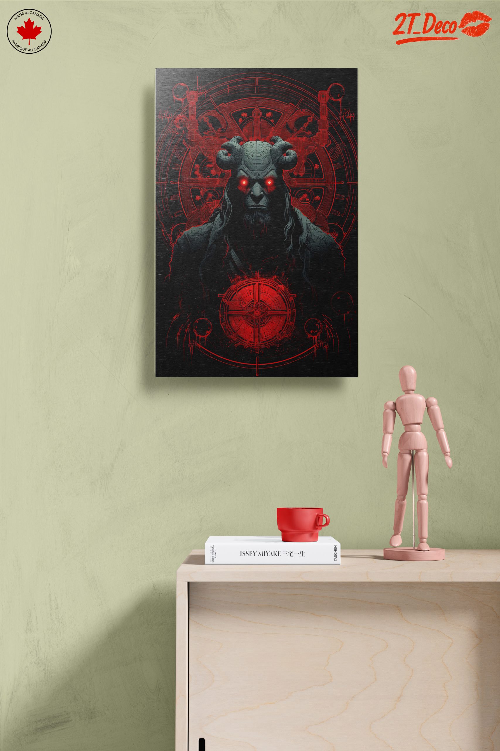 Dark Fantasy Character With Red Accents - Image 14