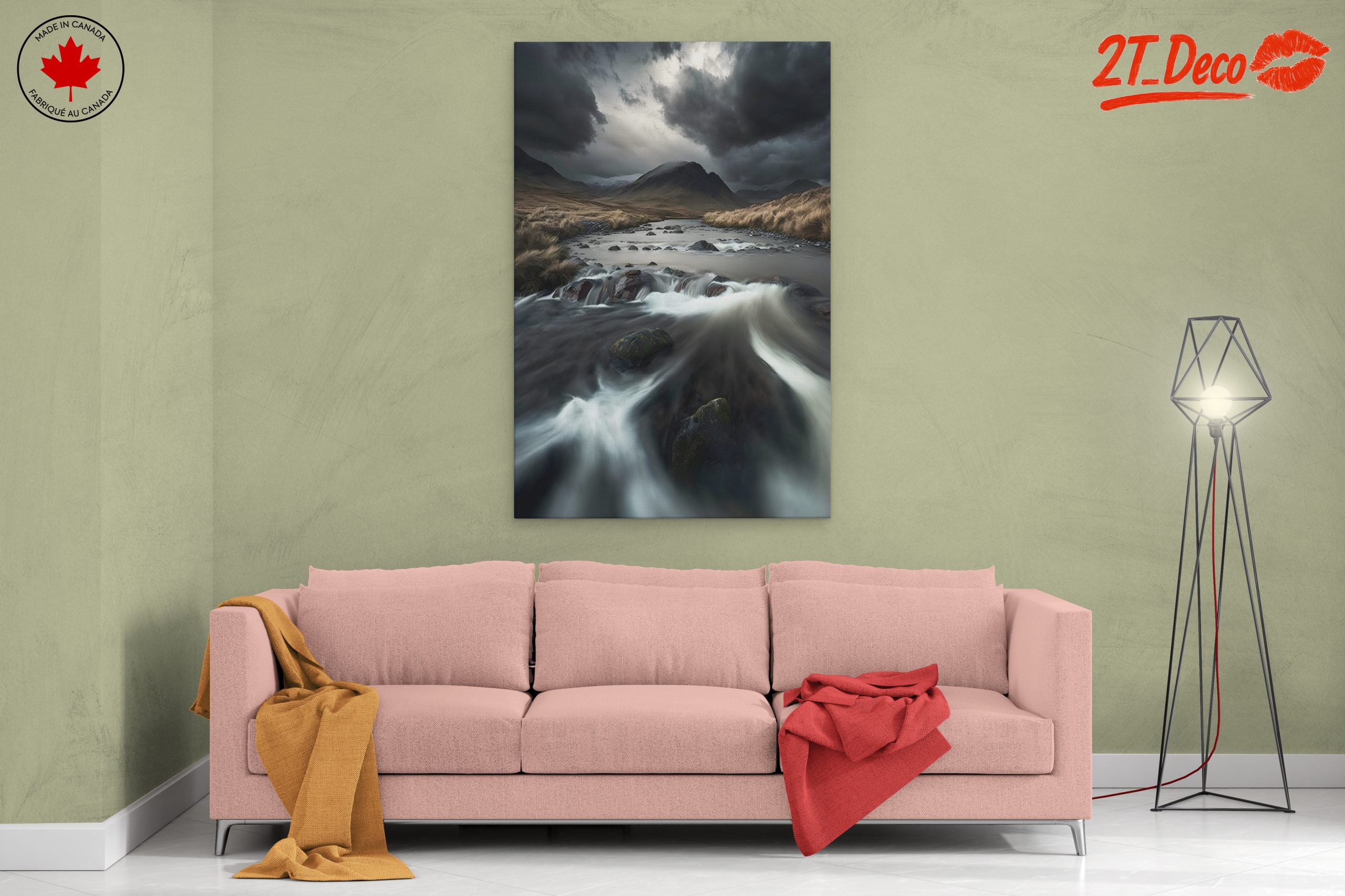 Dramatic Adventure Landscape with Flowing Water - Image 2