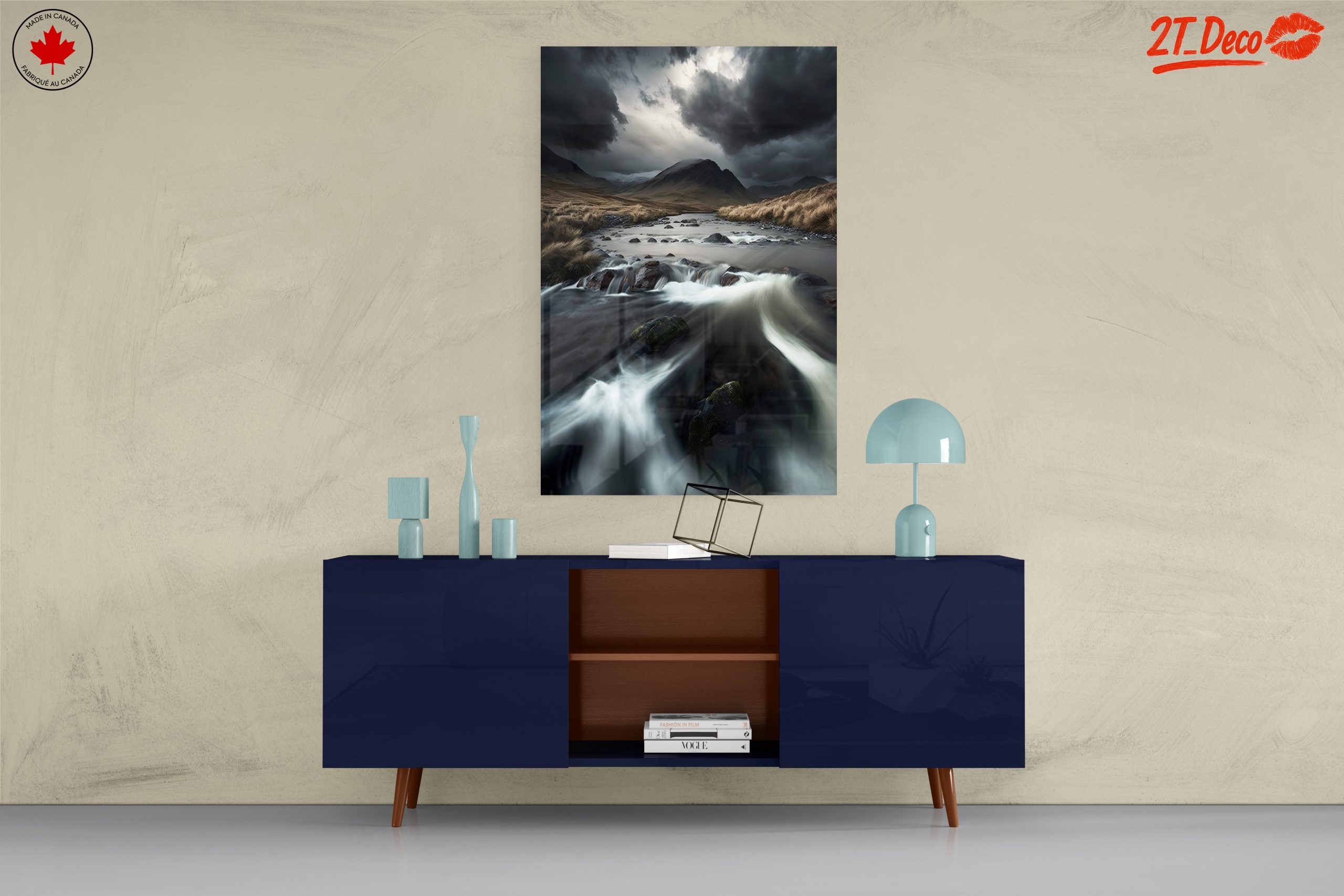 Dramatic Adventure Landscape with Flowing Water - Image 8