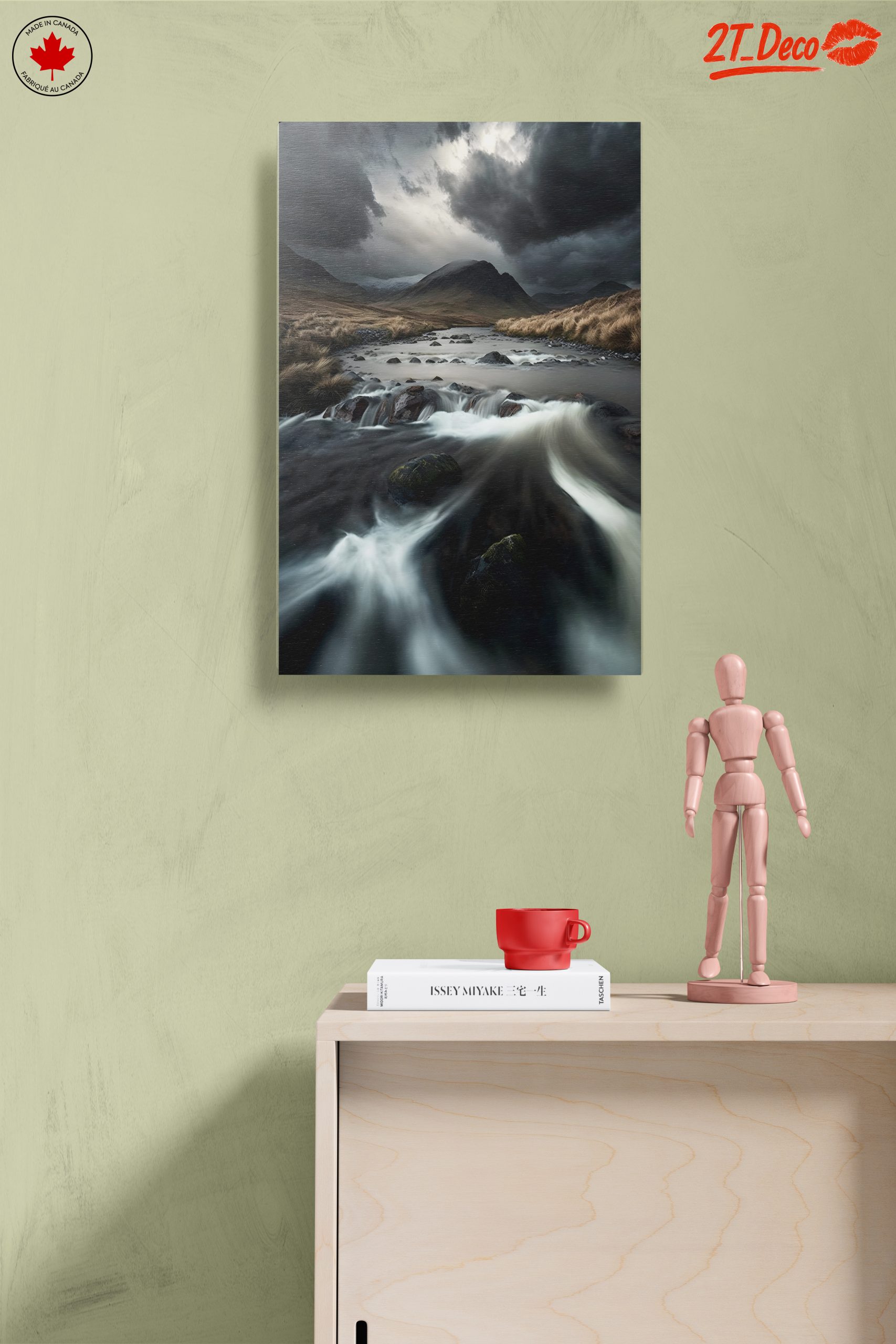 Dramatic Adventure Landscape with Flowing Water - Image 14