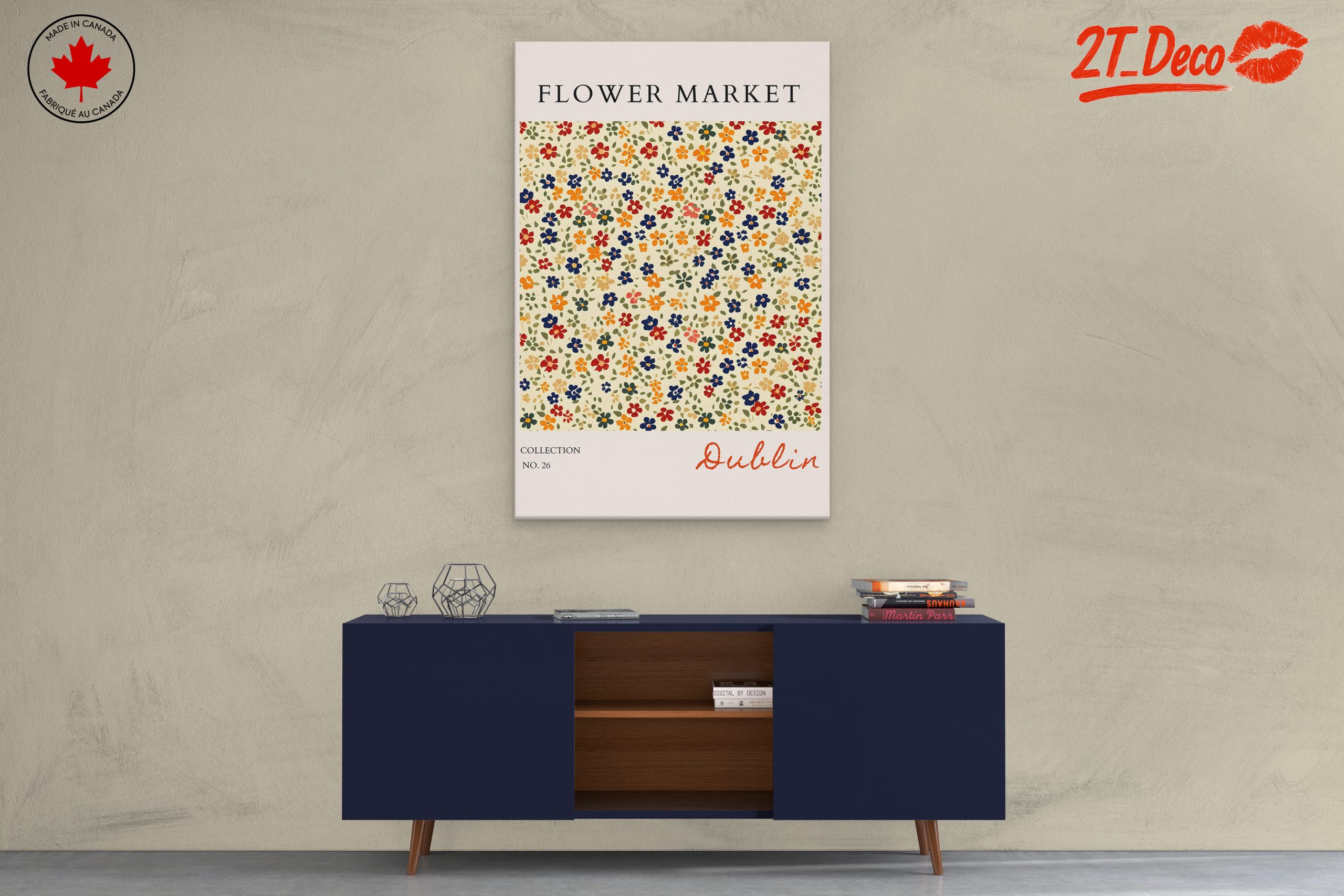 Charming Flower Market Art Print in Dublin - Image 3