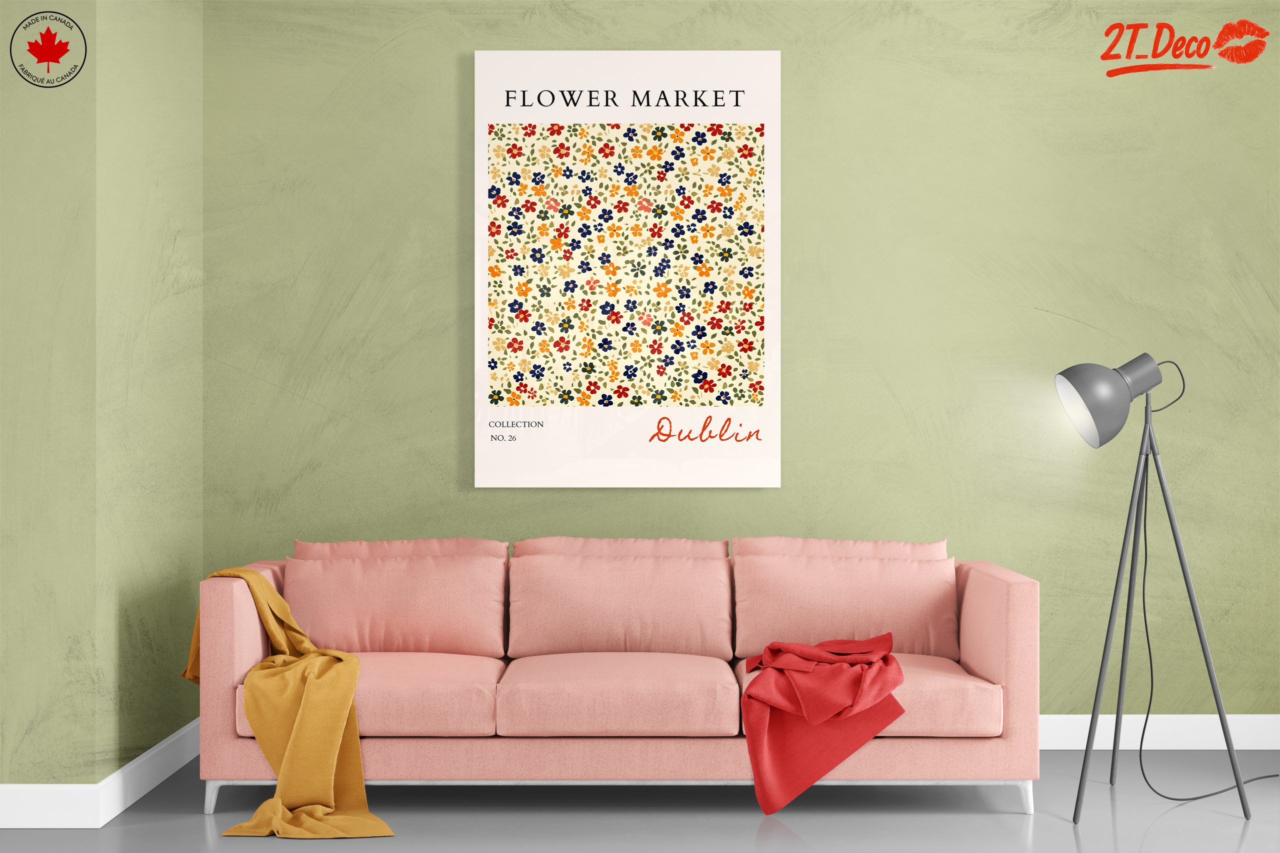 Charming Flower Market Art Print in Dublin - Image 7
