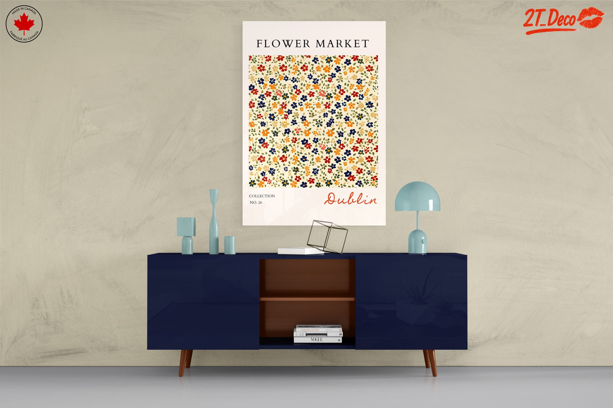 Charming Flower Market Art Print in Dublin - Image 8