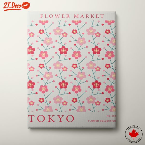 Flower Market Tokyo Floral Pattern
