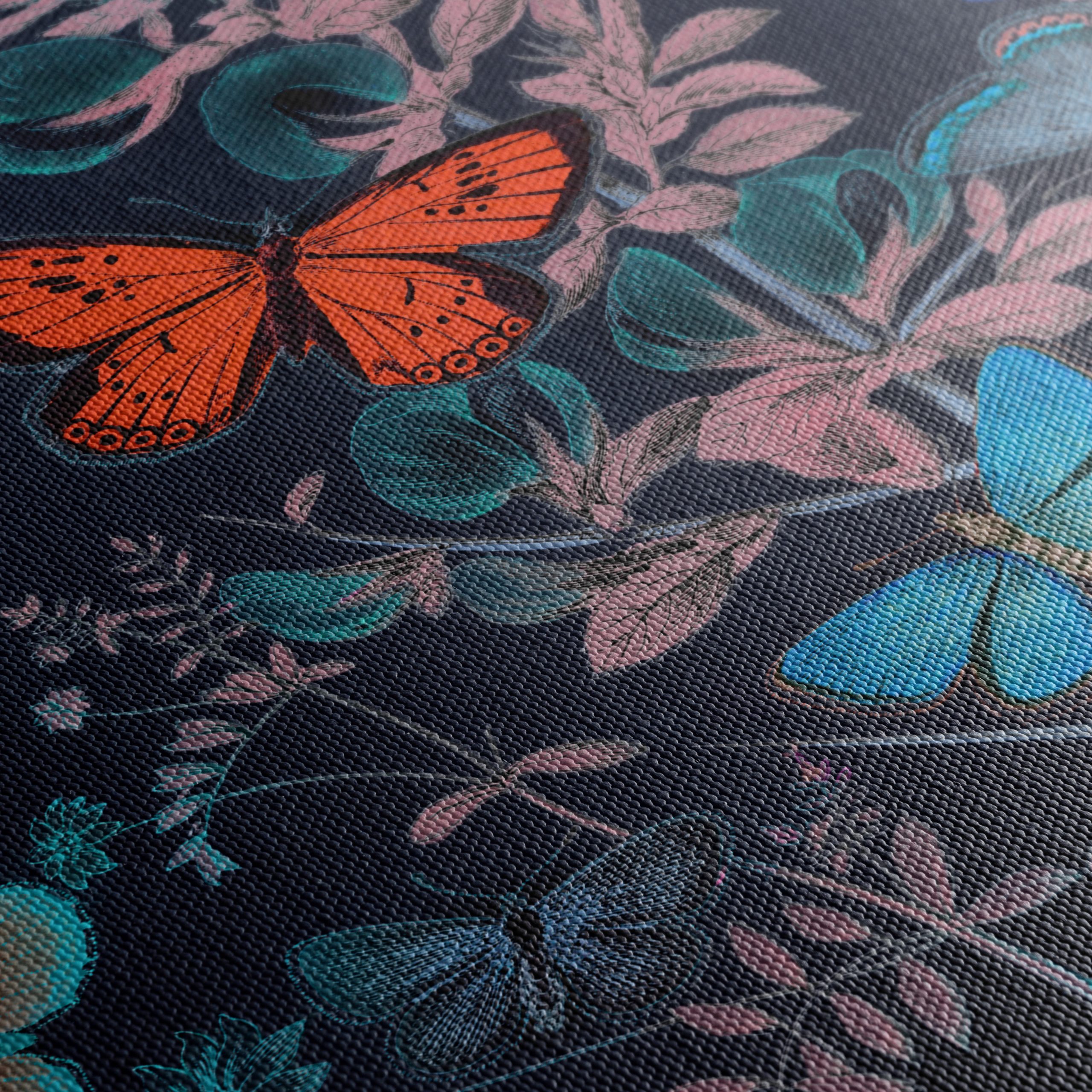 Colorful Botanical Butterfly Artwork - Image 5