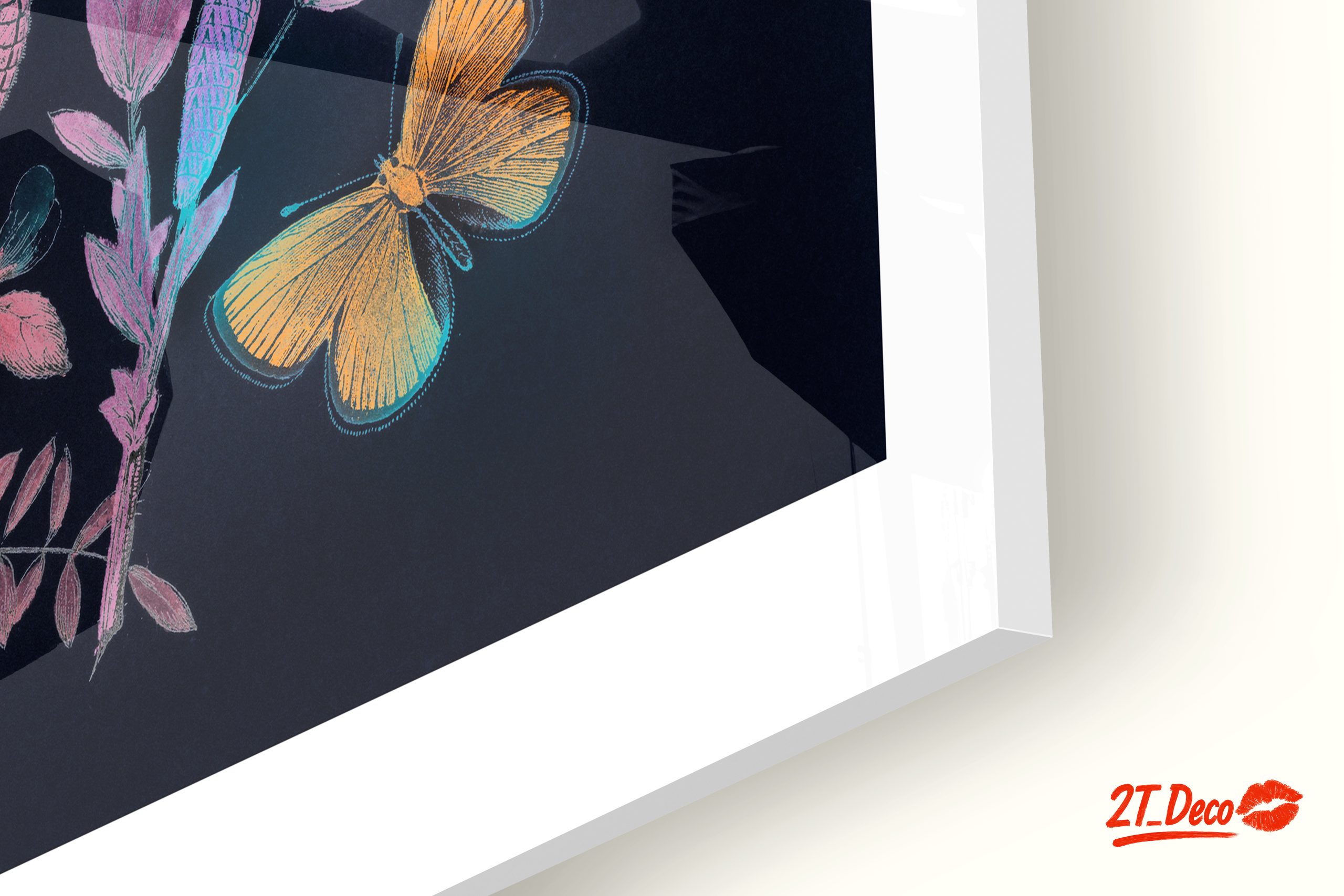 Colorful Botanical Butterfly Artwork - Image 9