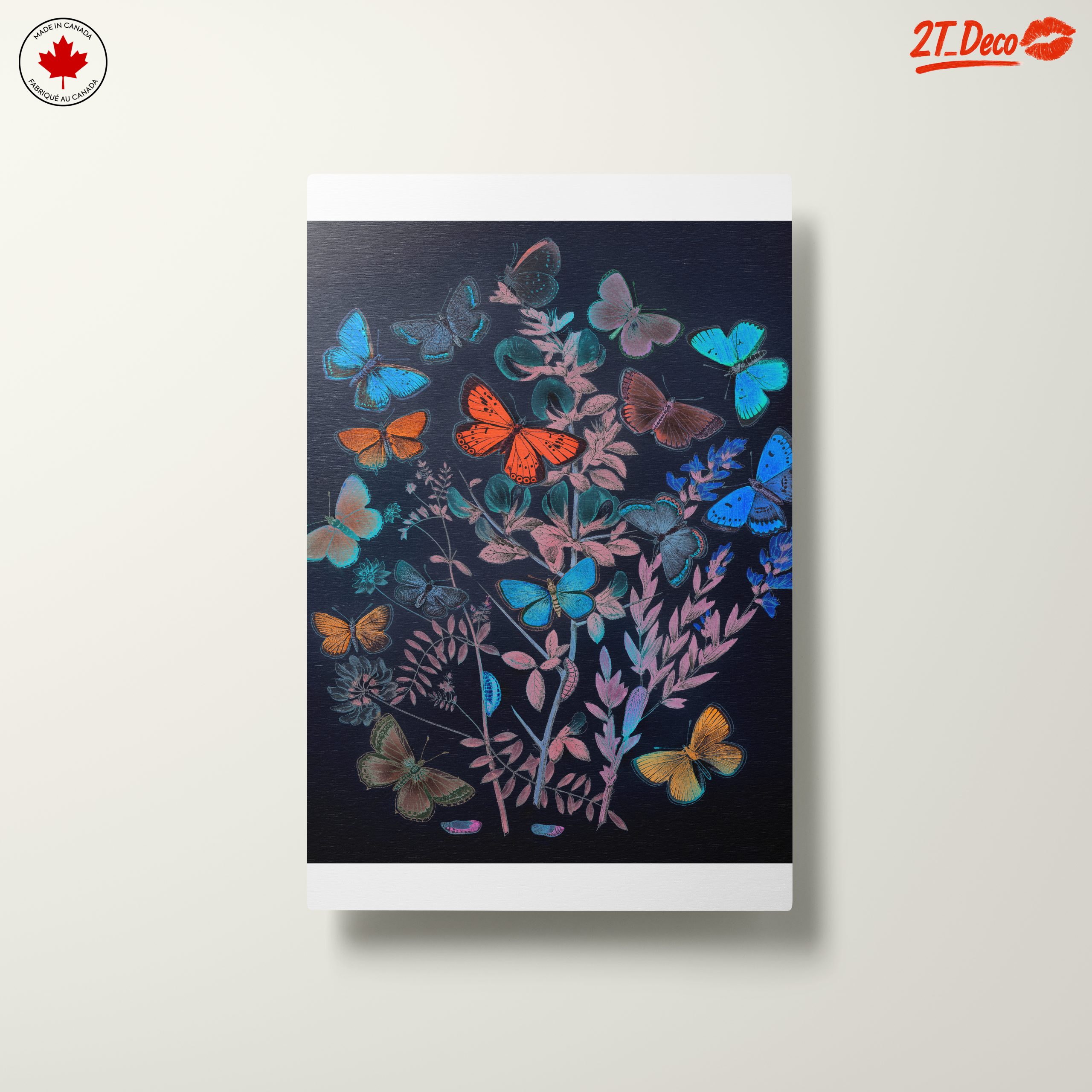 Colorful Botanical Butterfly Artwork - Image 10