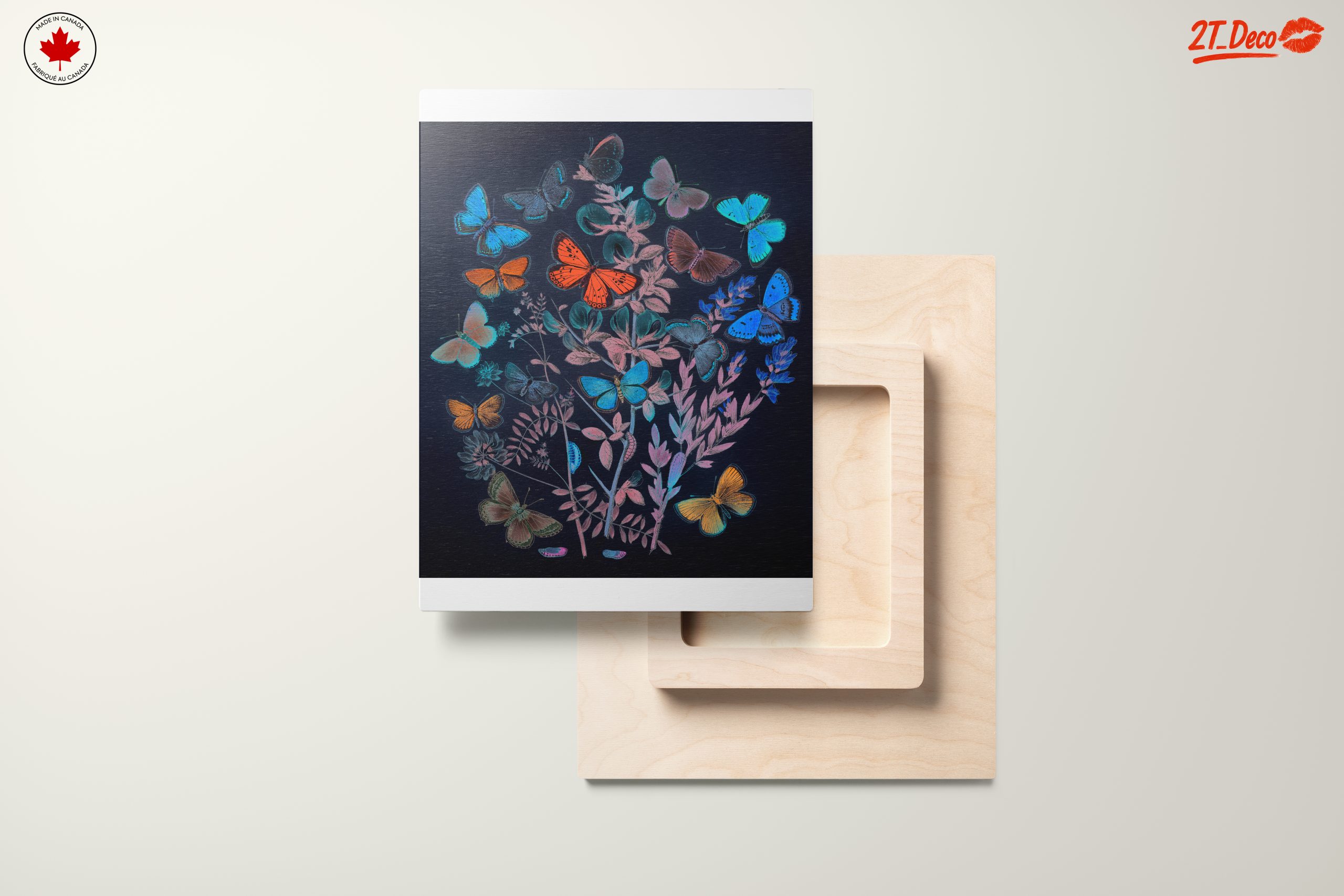 Colorful Botanical Butterfly Artwork - Image 11