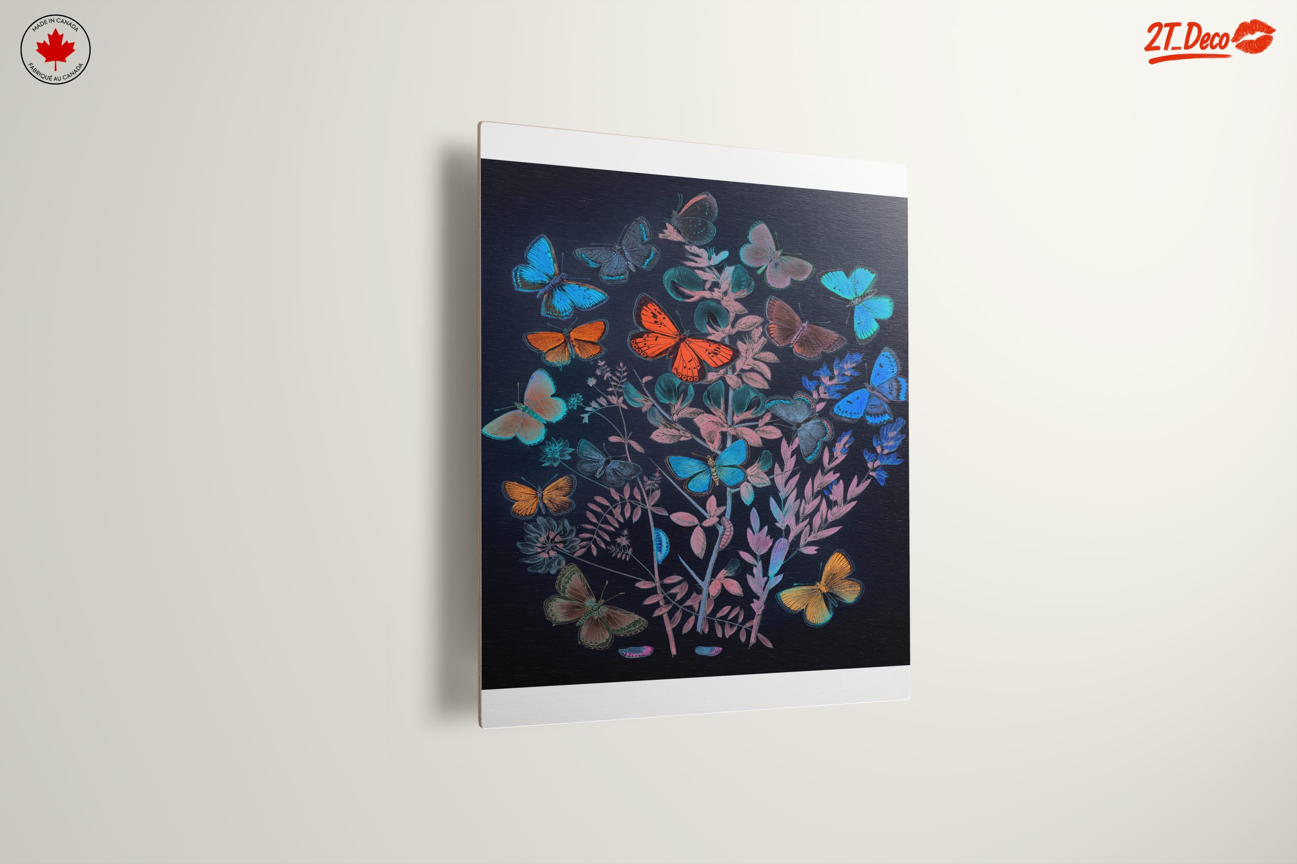 Colorful Botanical Butterfly Artwork - Image 13