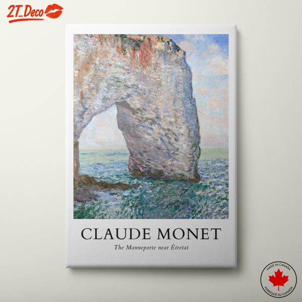 Claude Monet The Manneporte Near Γtretat Art