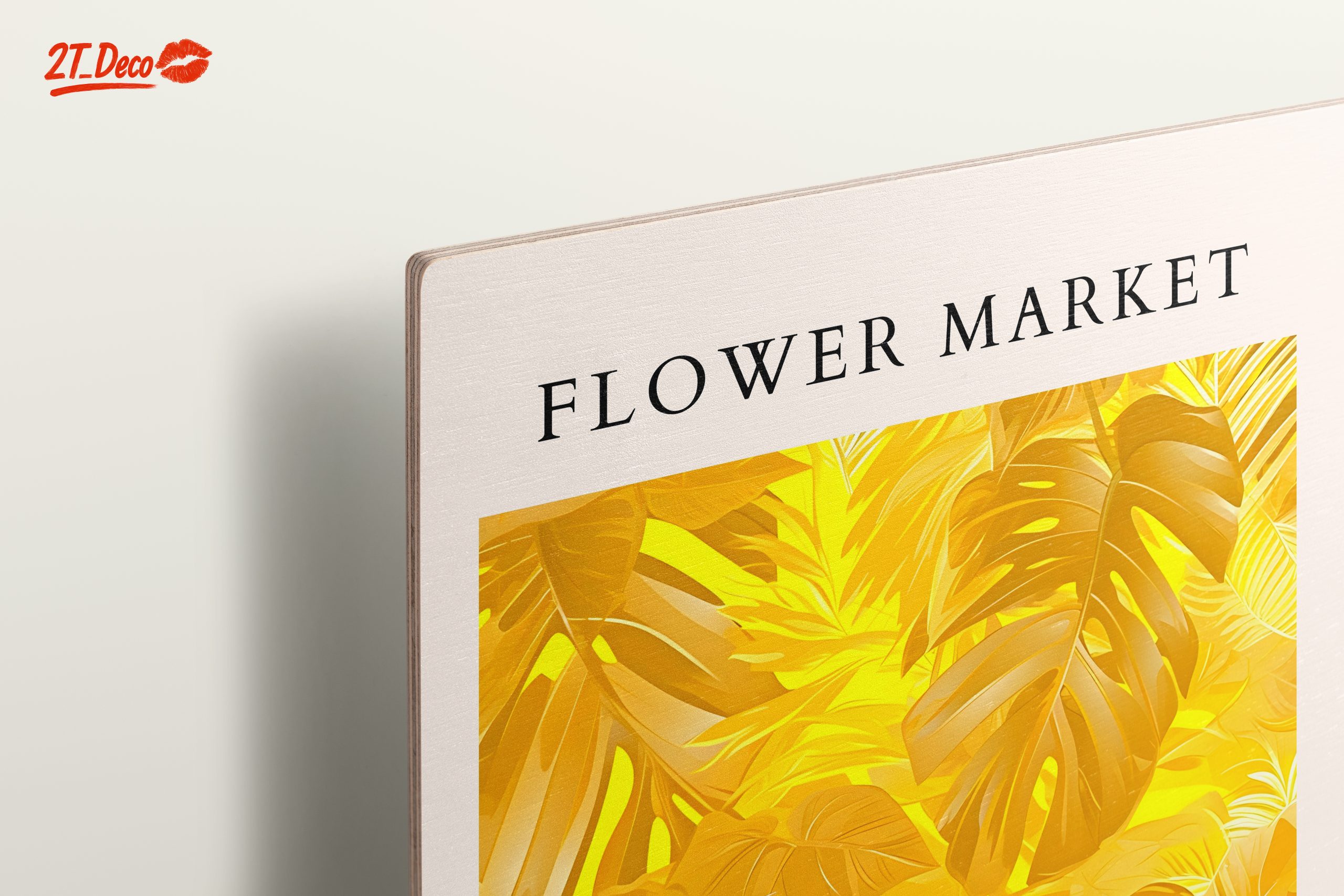 Vibrant Botanical Artwork with Leaf Patterns - Image 15
