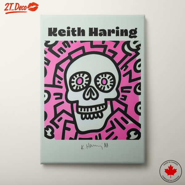 Keith Haring Skull Character Art