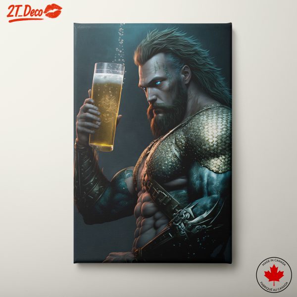 Powerful Character Holding a Beer