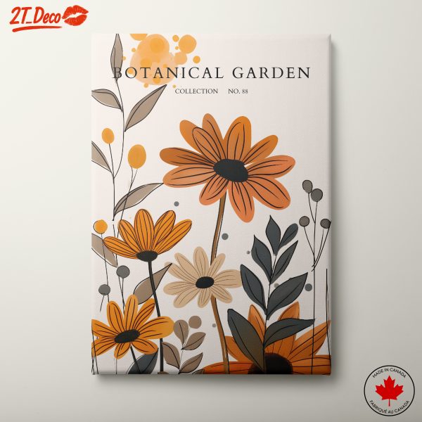 Vibrant Botanical Garden Floral Art