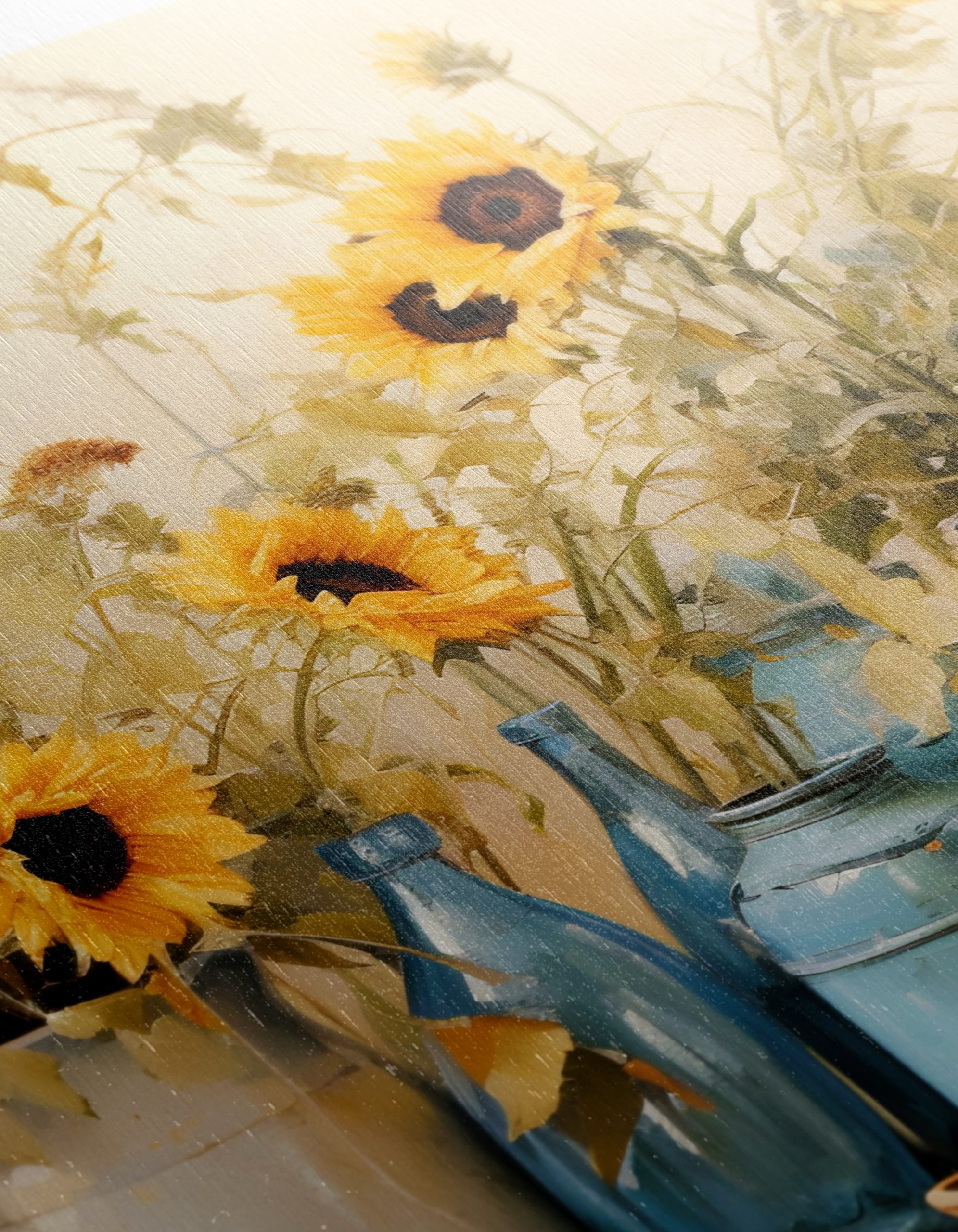 Sunflowers in Blue Vases Still Life - Image 12
