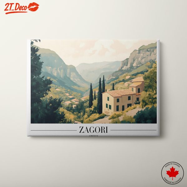 Serene Contemporary Landscape of Zagori Greece