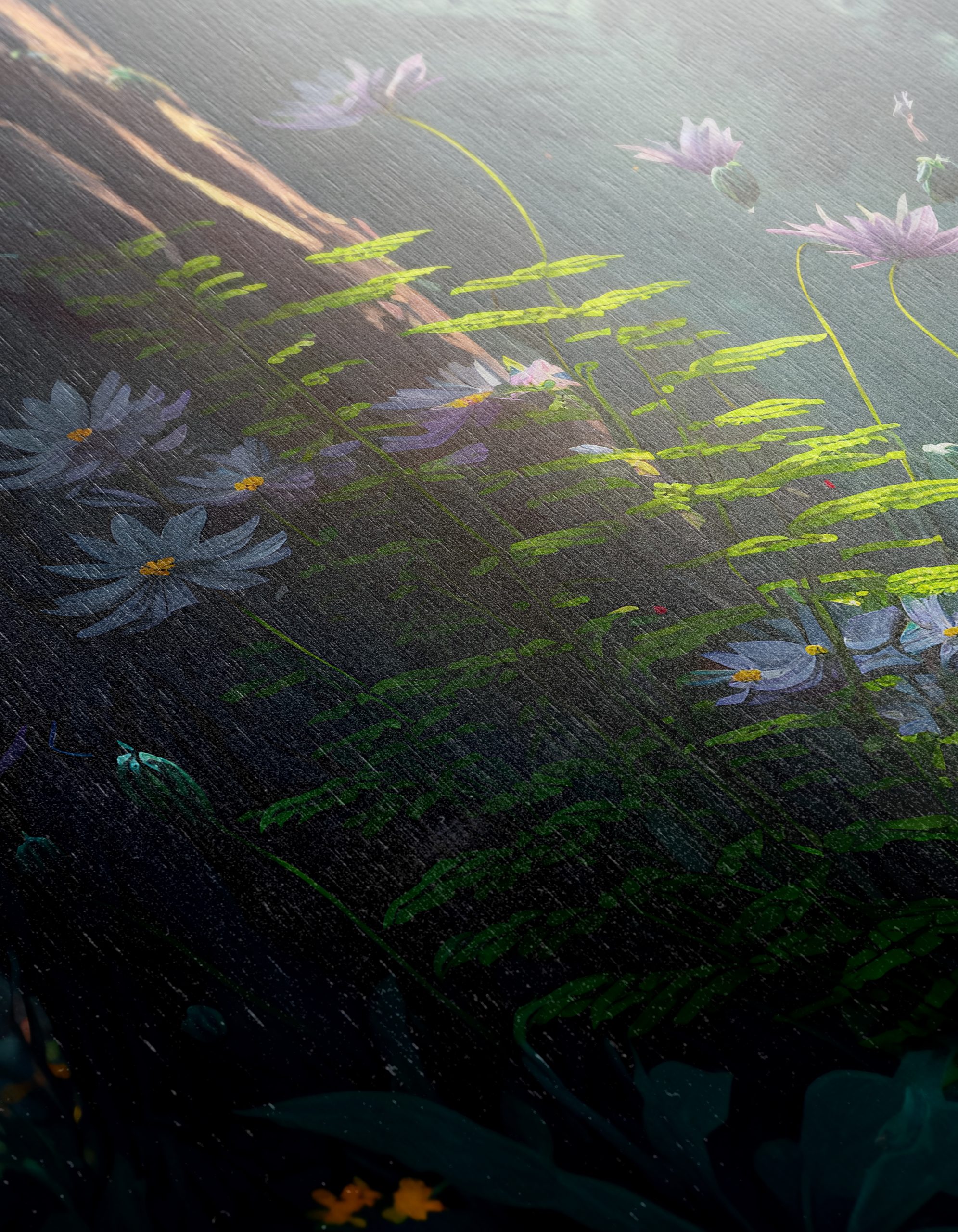 Vibrant Forest Floral Art - Image 12