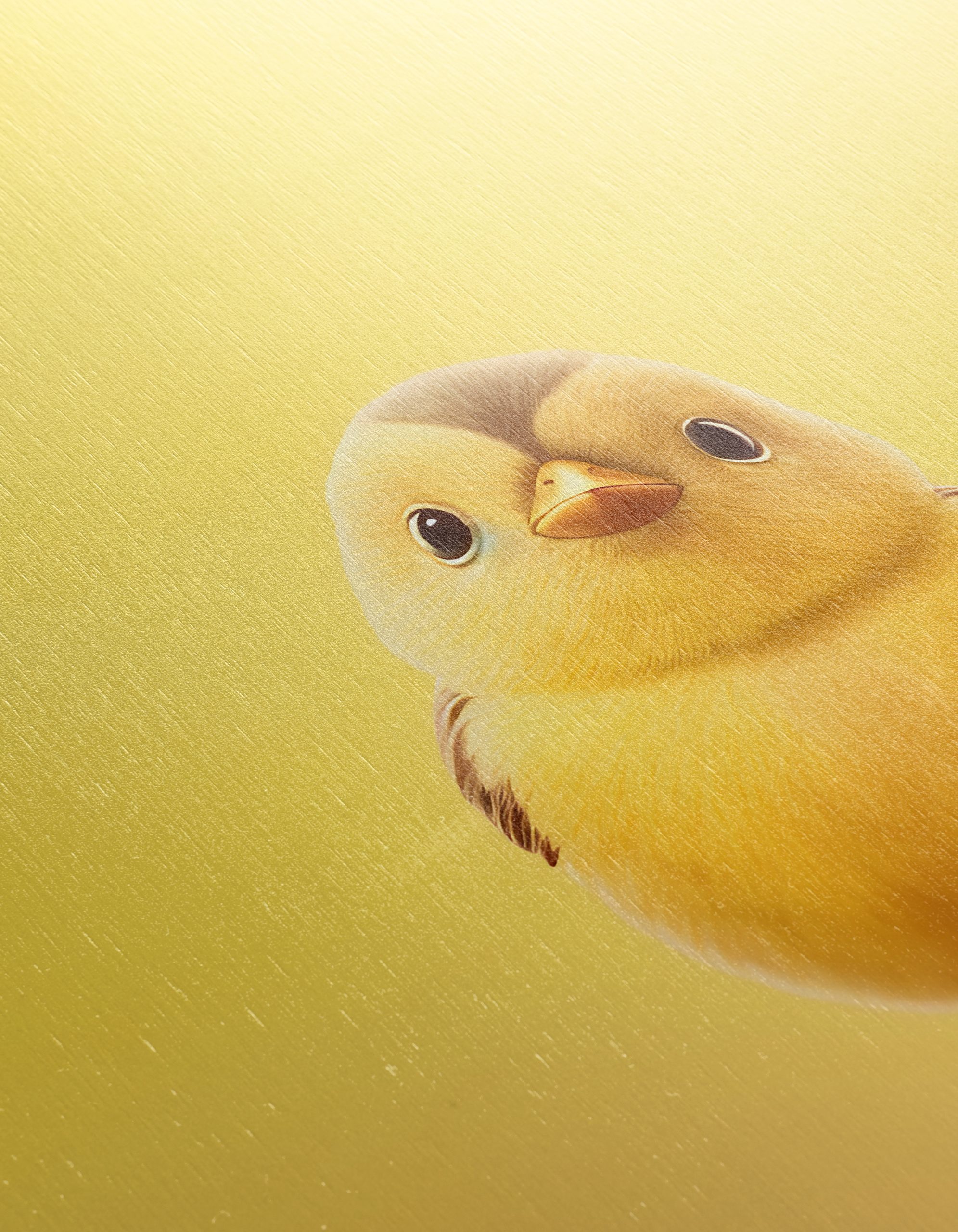 Adorable Chick Illustration on Bright Yellow Background - Image 12