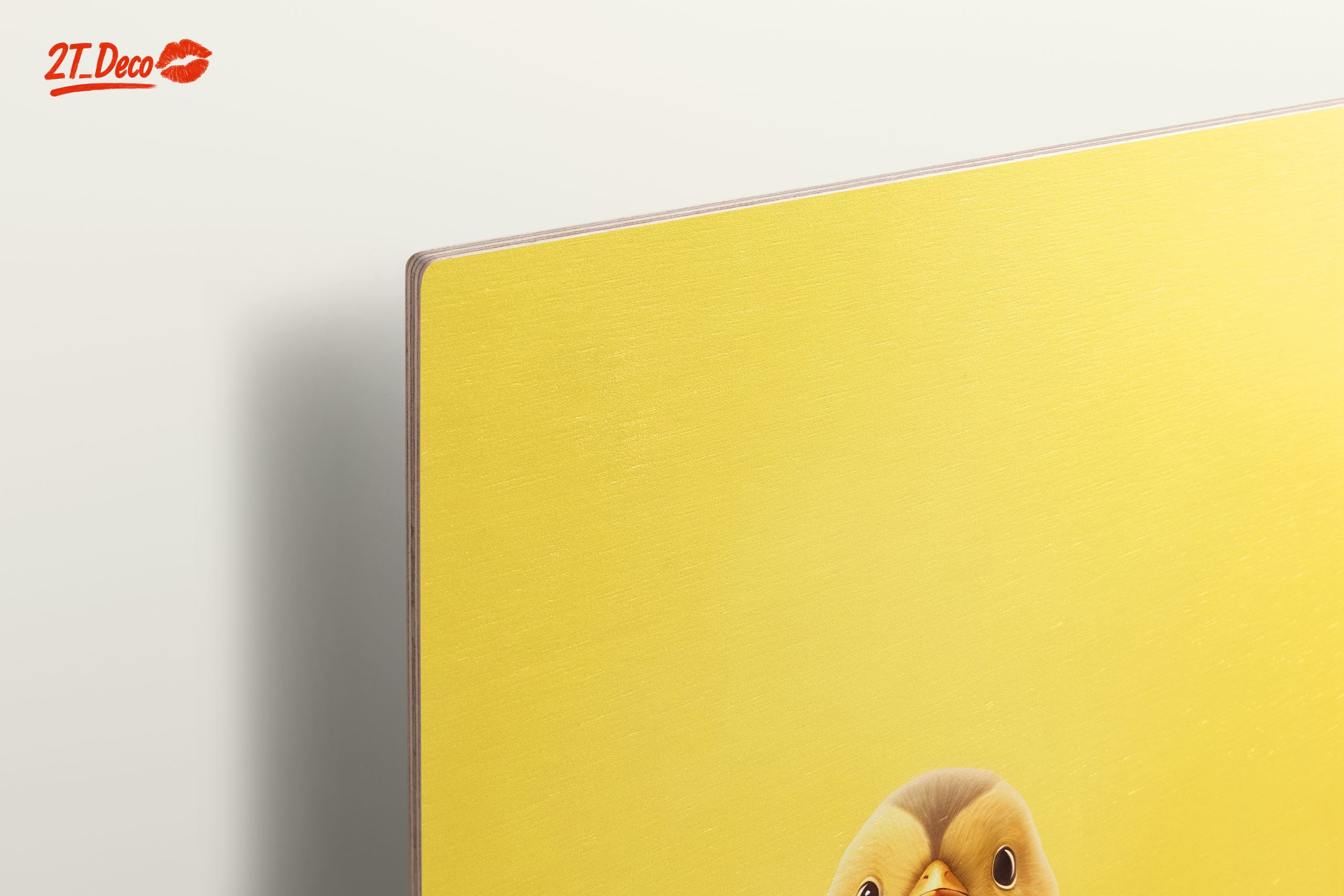 Adorable Chick Illustration on Bright Yellow Background - Image 15
