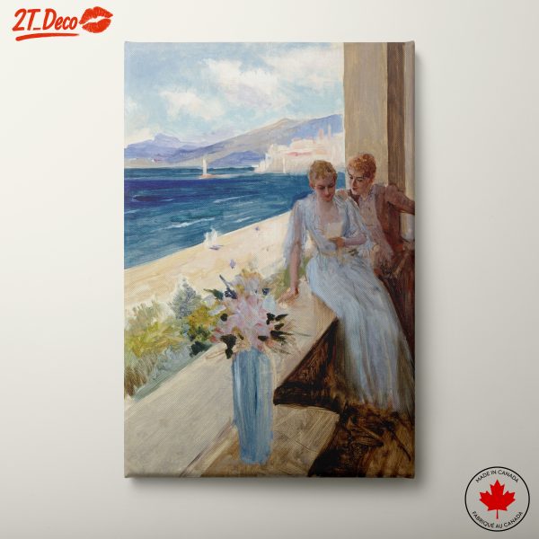 Elegant Contemporary Portrait by the Sea