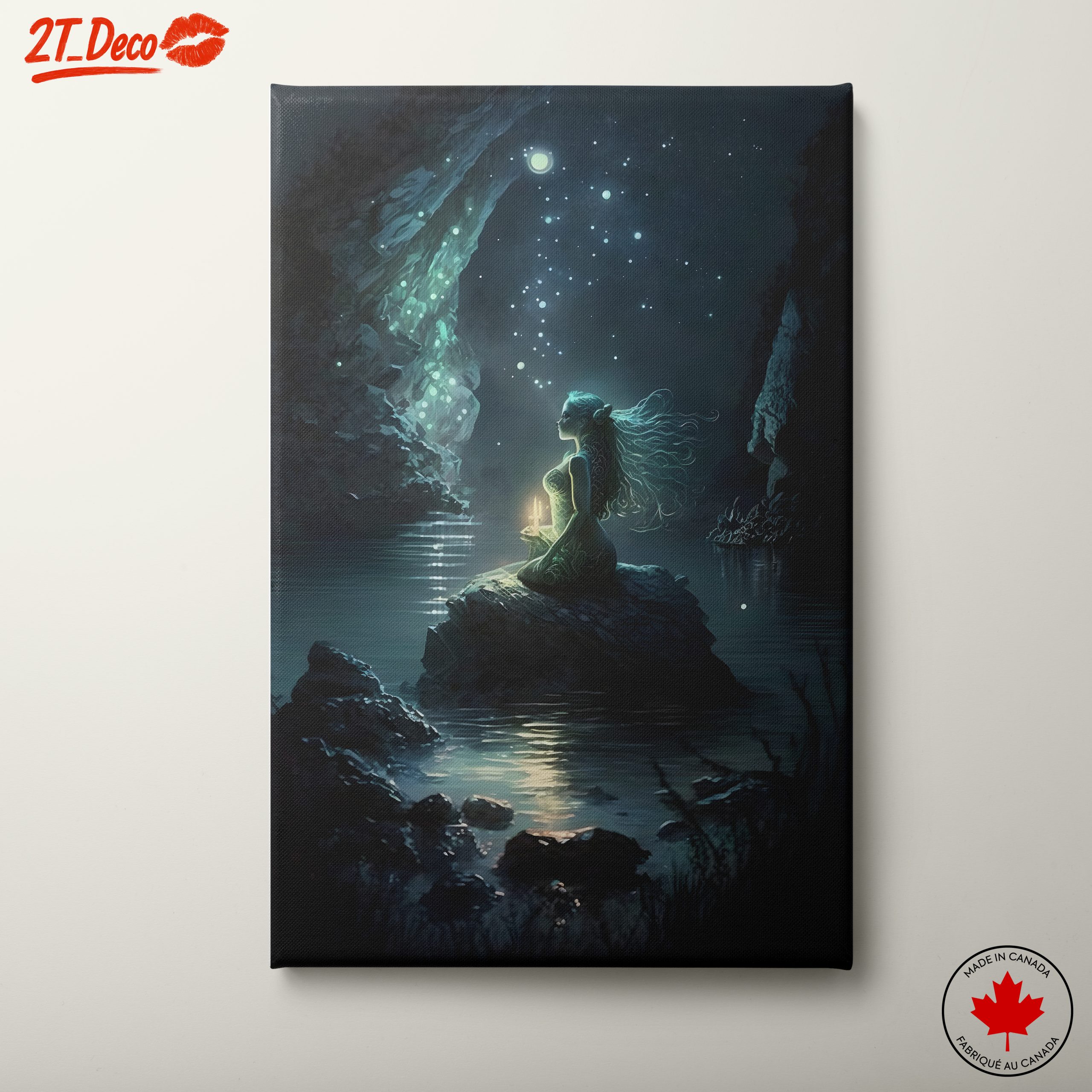Ethereal Fantasy Portrait by a Calm Lake