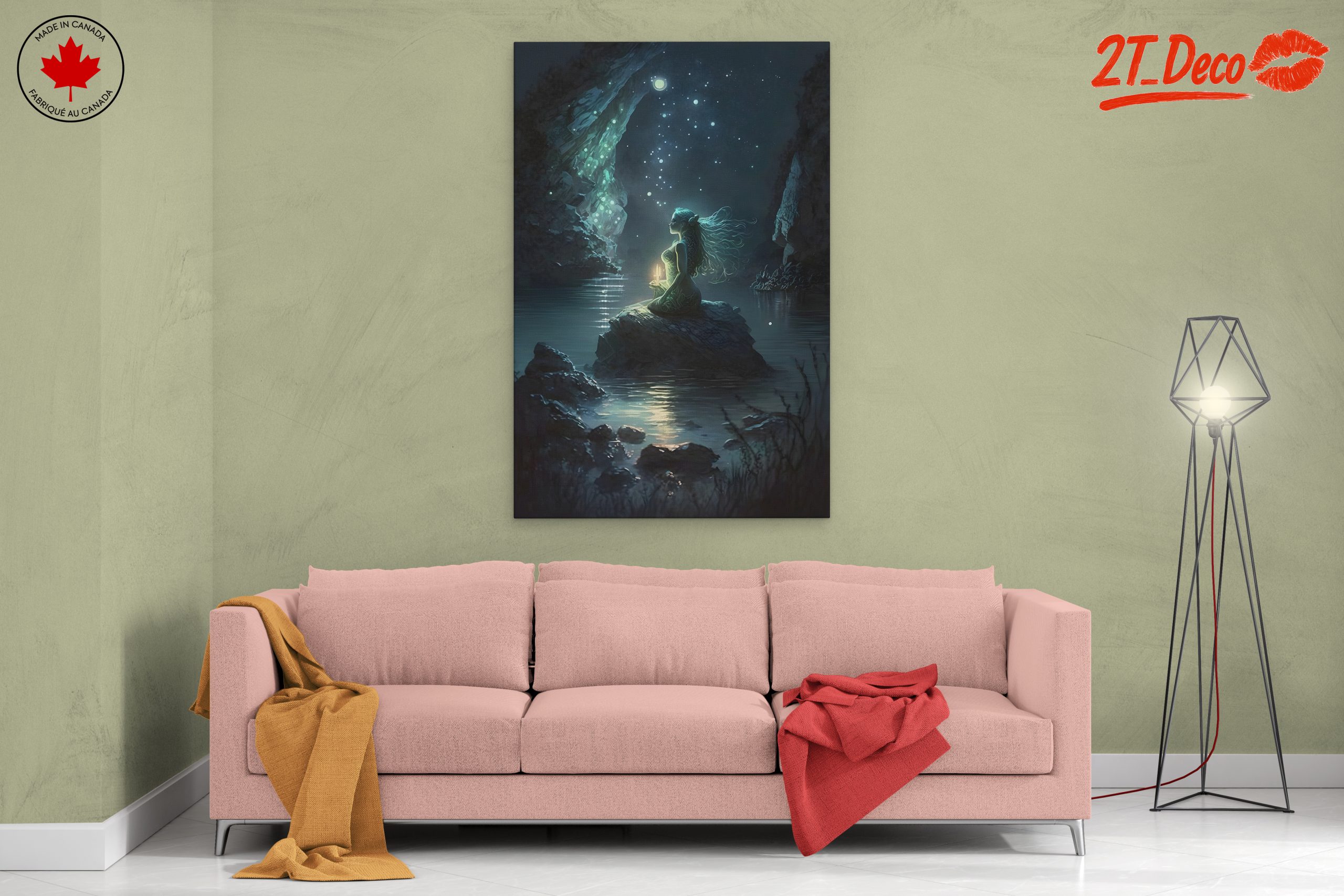 Ethereal Fantasy Portrait by a Calm Lake - Image 2