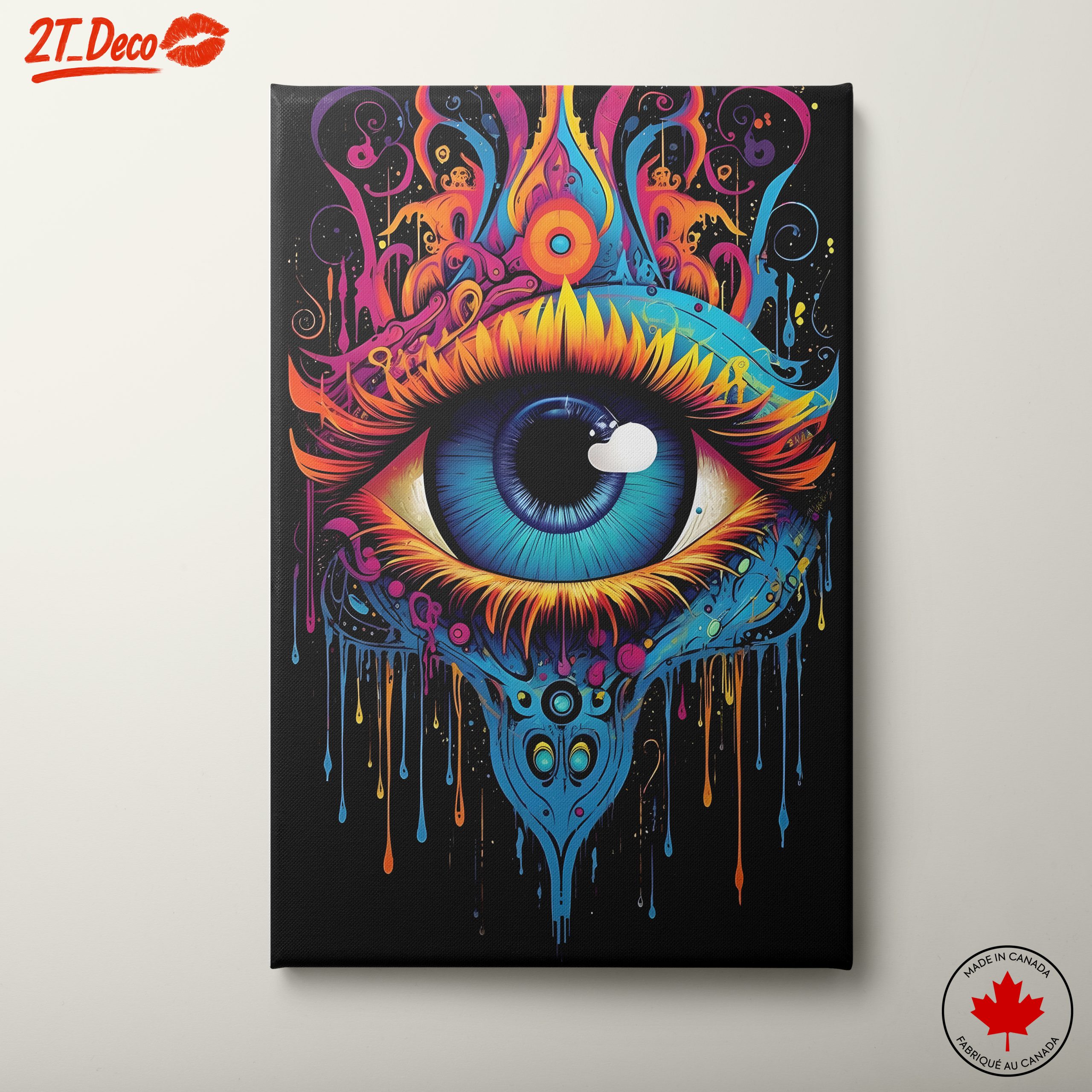 Vibrant Abstract Eye Artwork
