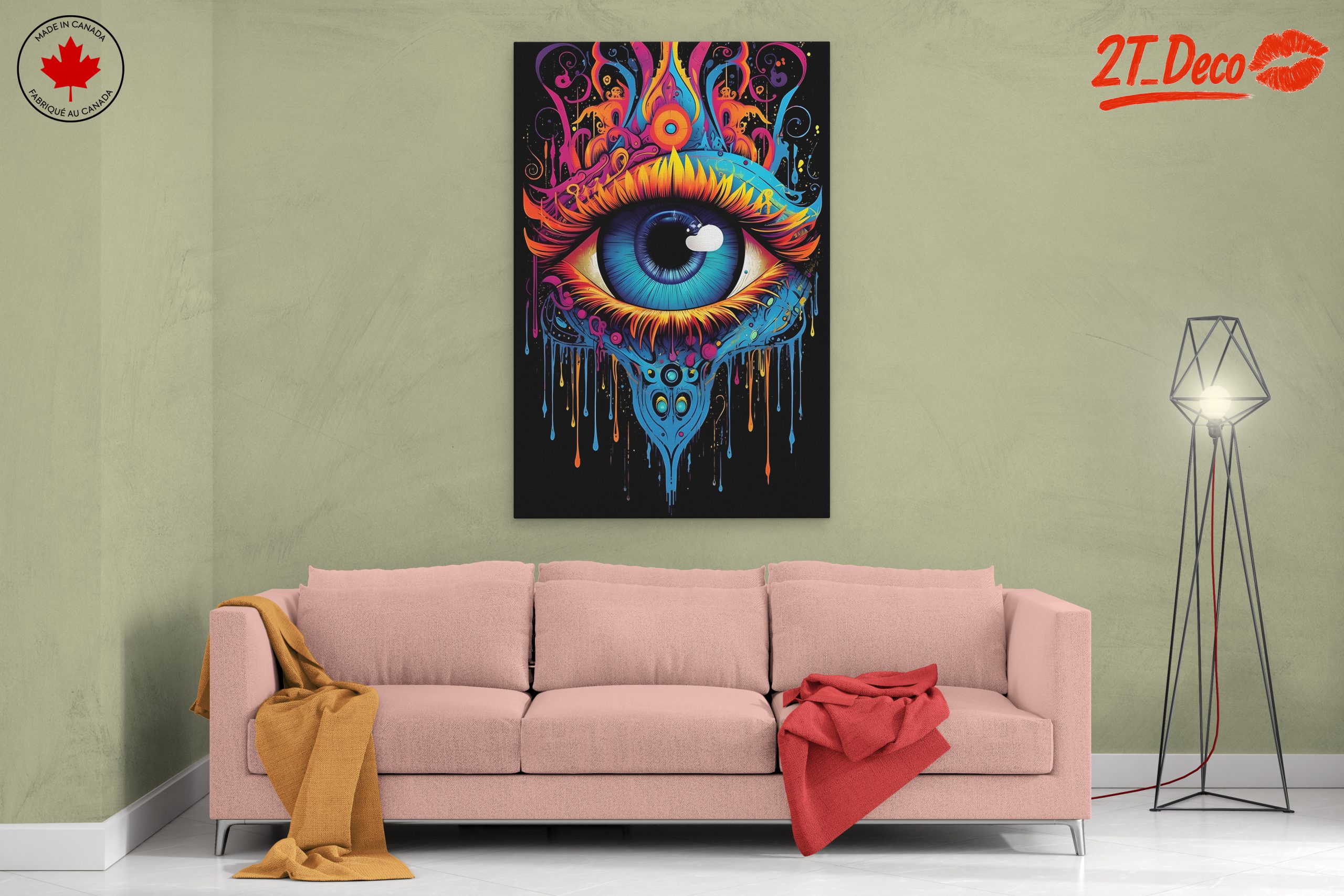 Vibrant Abstract Eye Artwork - Image 2