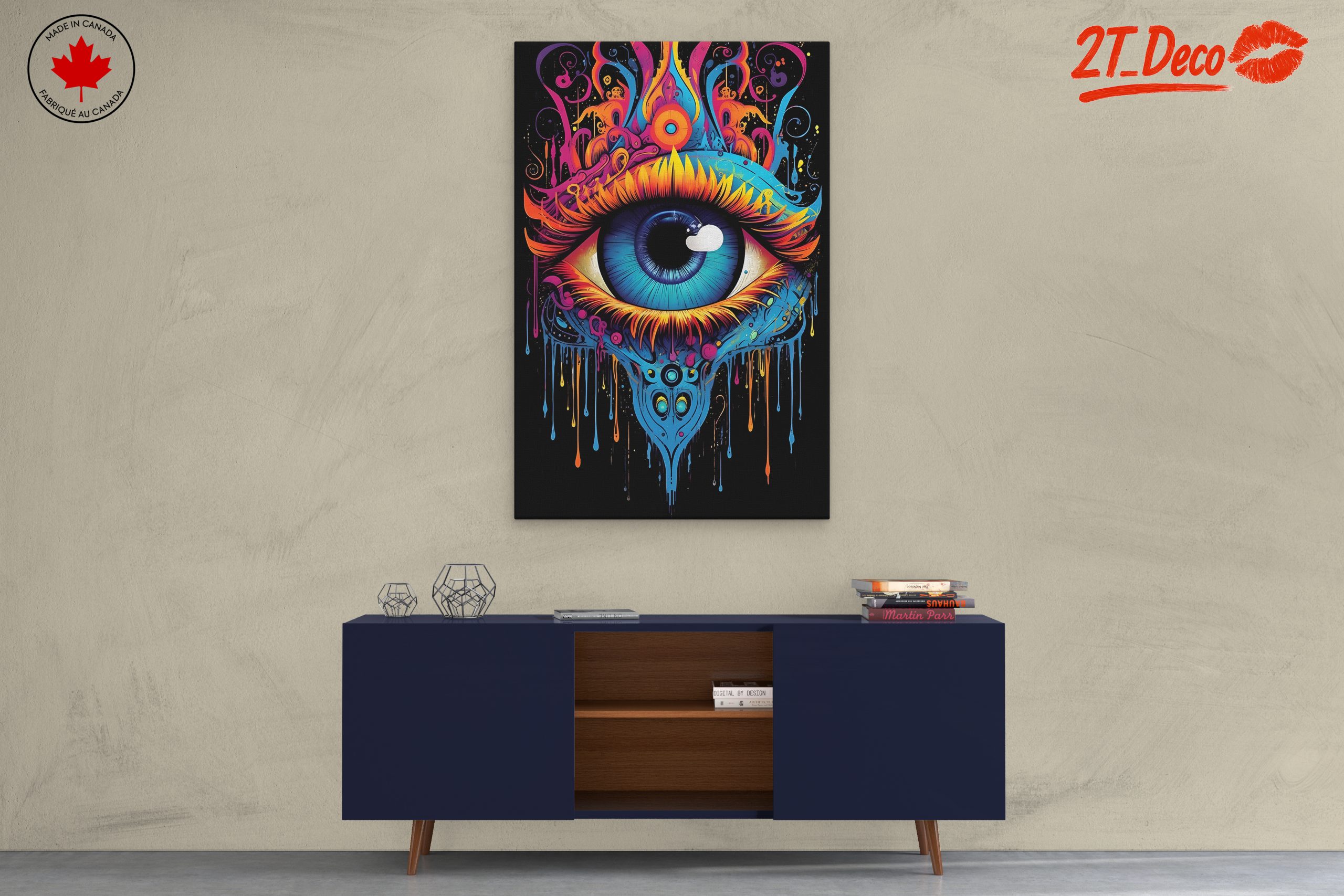Vibrant Abstract Eye Artwork - Image 3