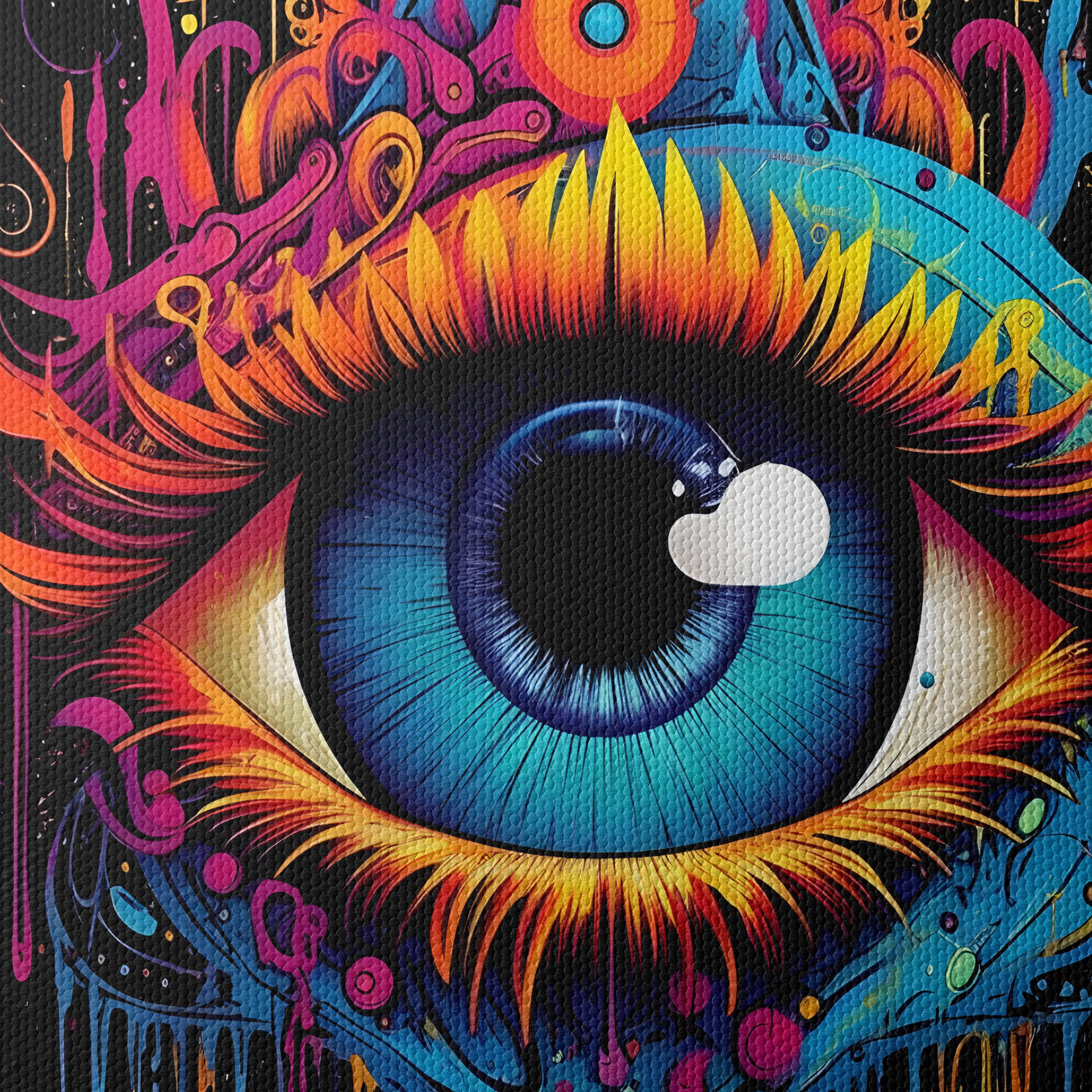 Vibrant Abstract Eye Artwork - Image 4