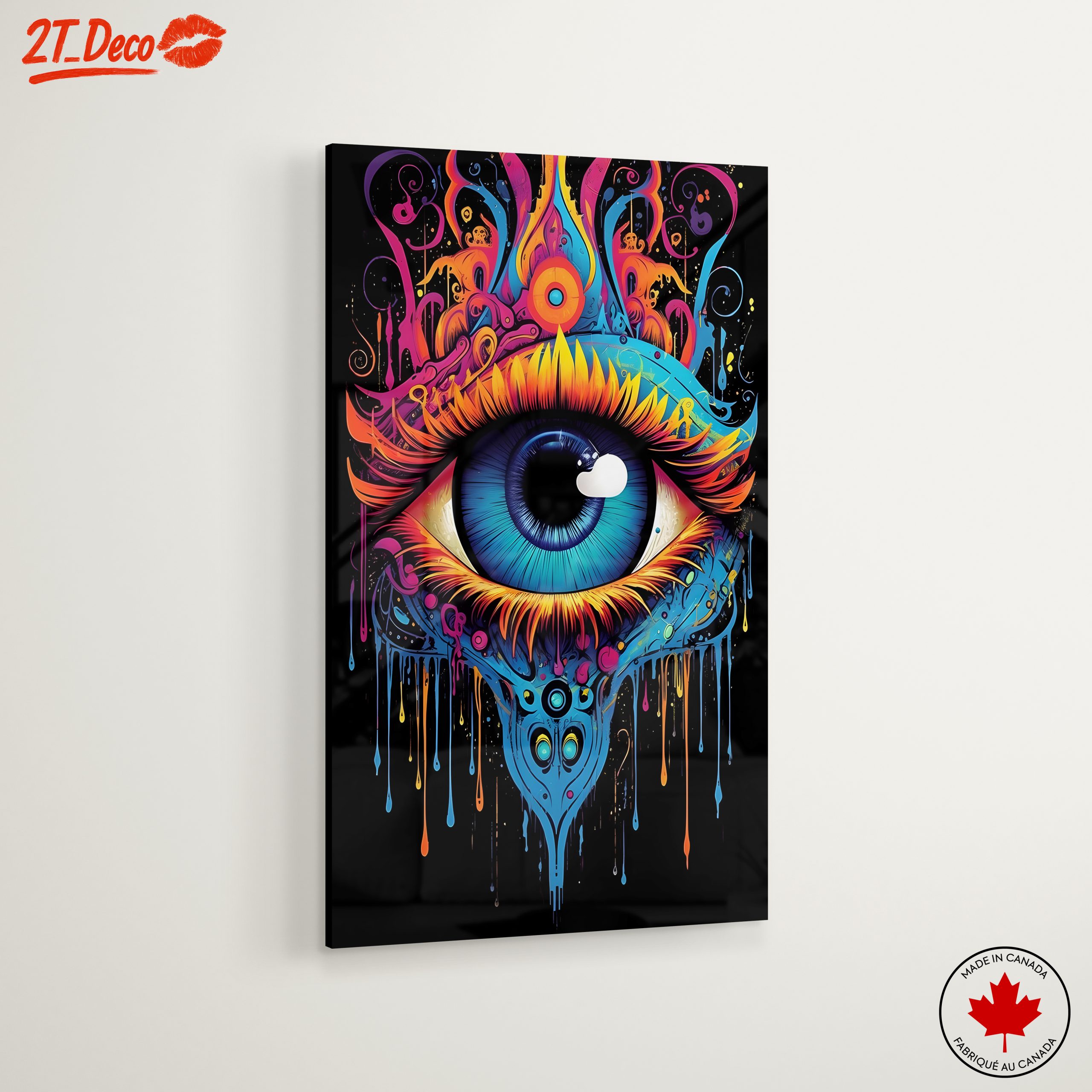 Vibrant Abstract Eye Artwork - Image 6