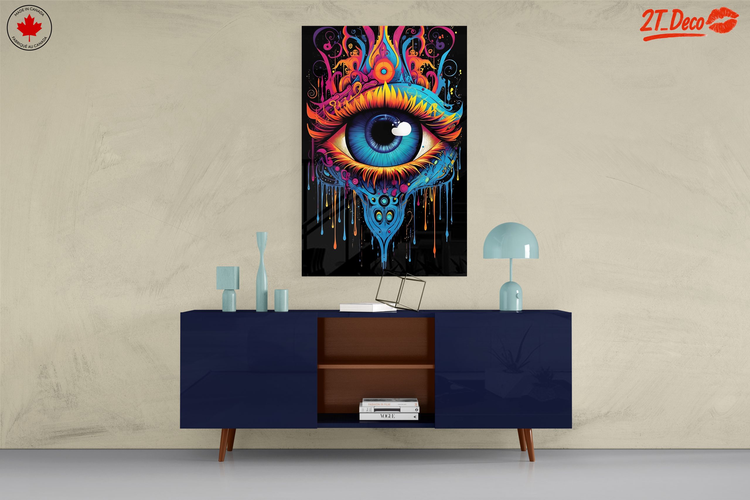 Vibrant Abstract Eye Artwork - Image 8