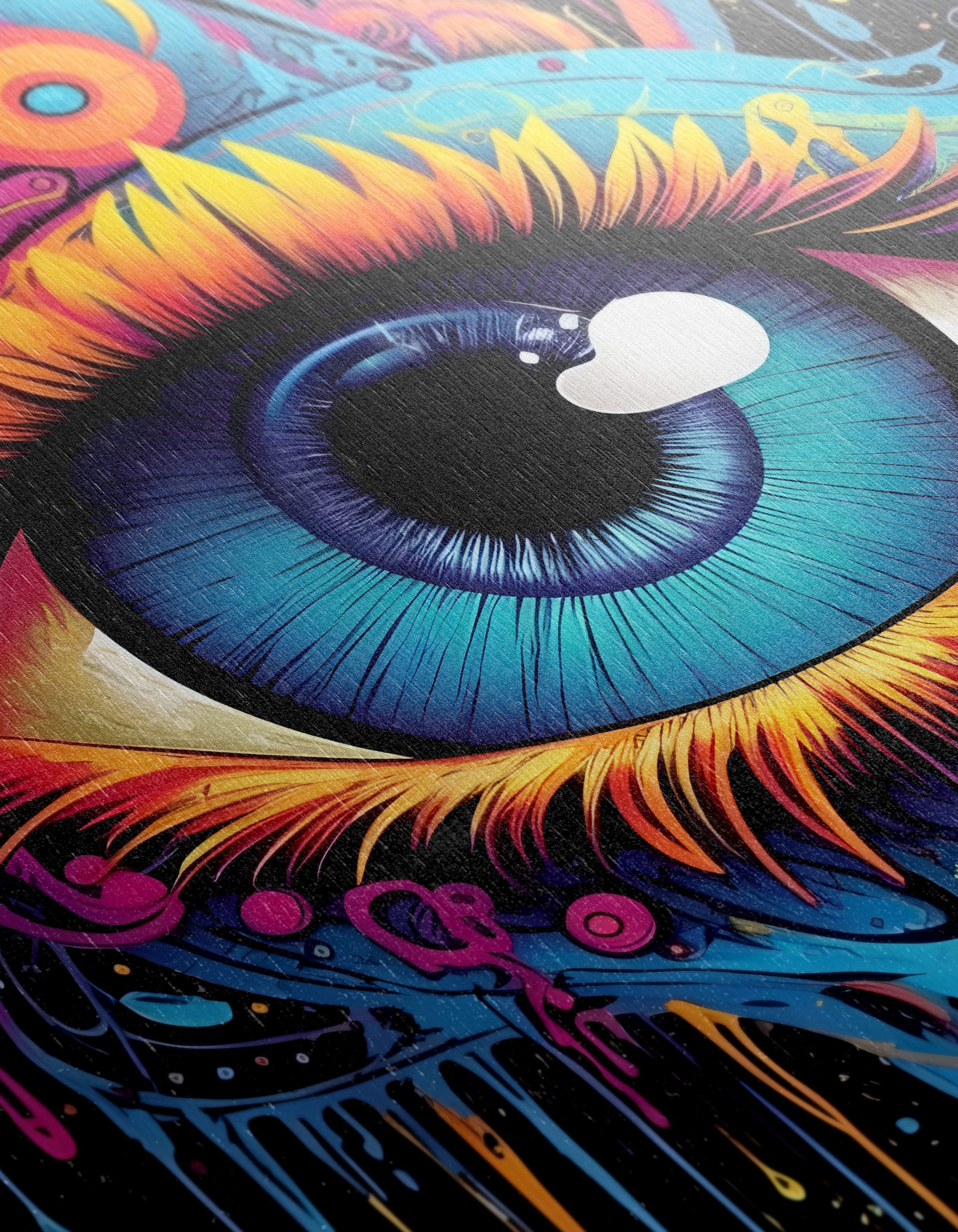 Vibrant Abstract Eye Artwork - Image 12
