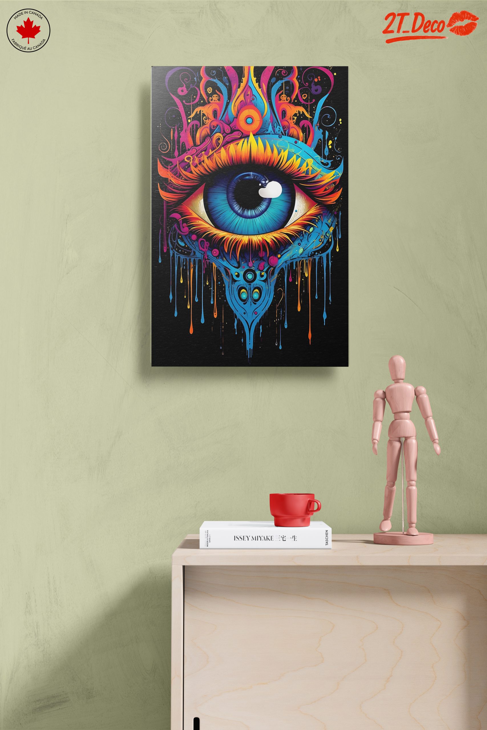 Vibrant Abstract Eye Artwork - Image 14
