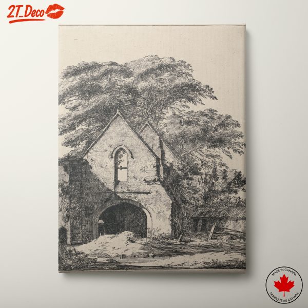 Ruins Entwined with Lush Foliage