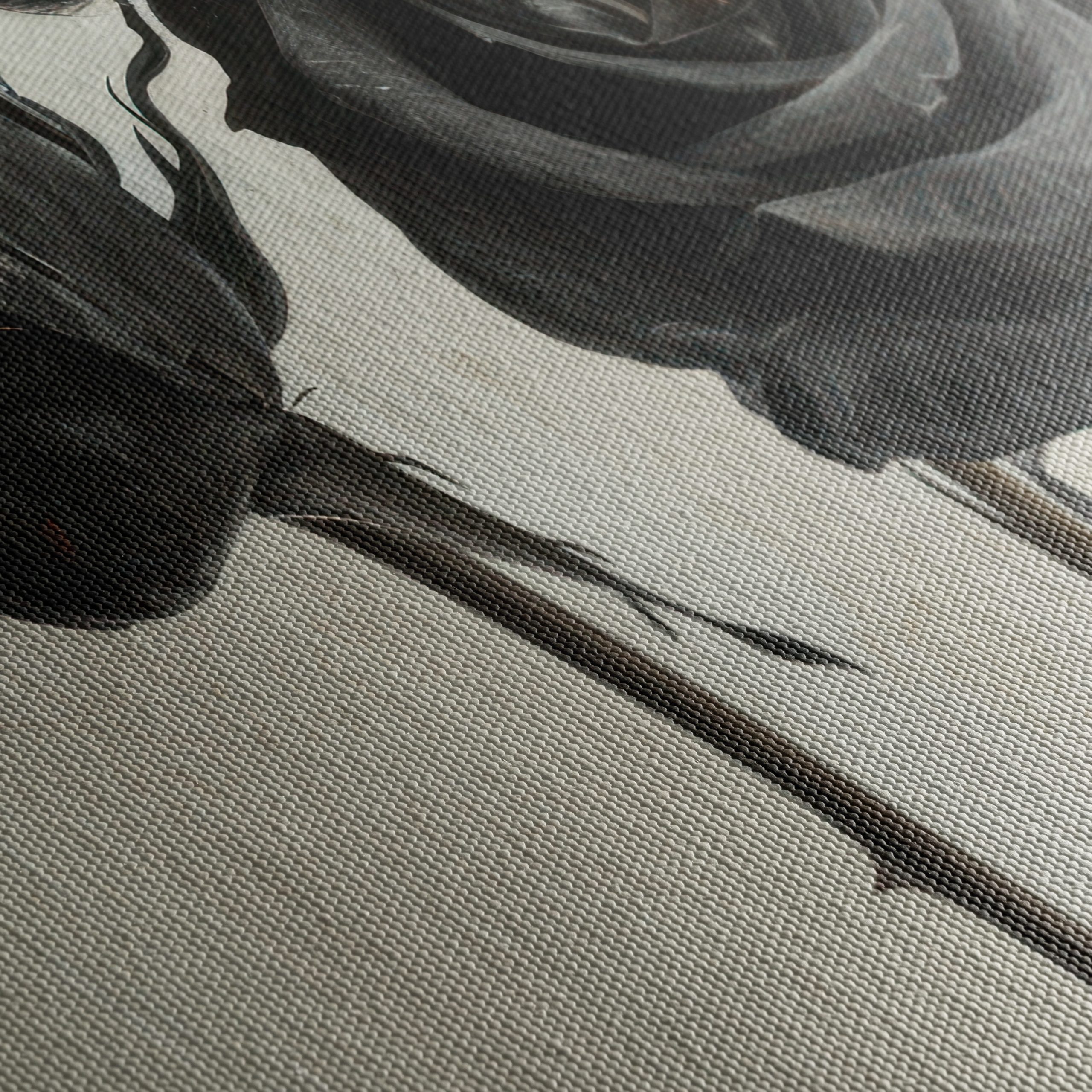 Black Roses Floral Art - Image 5