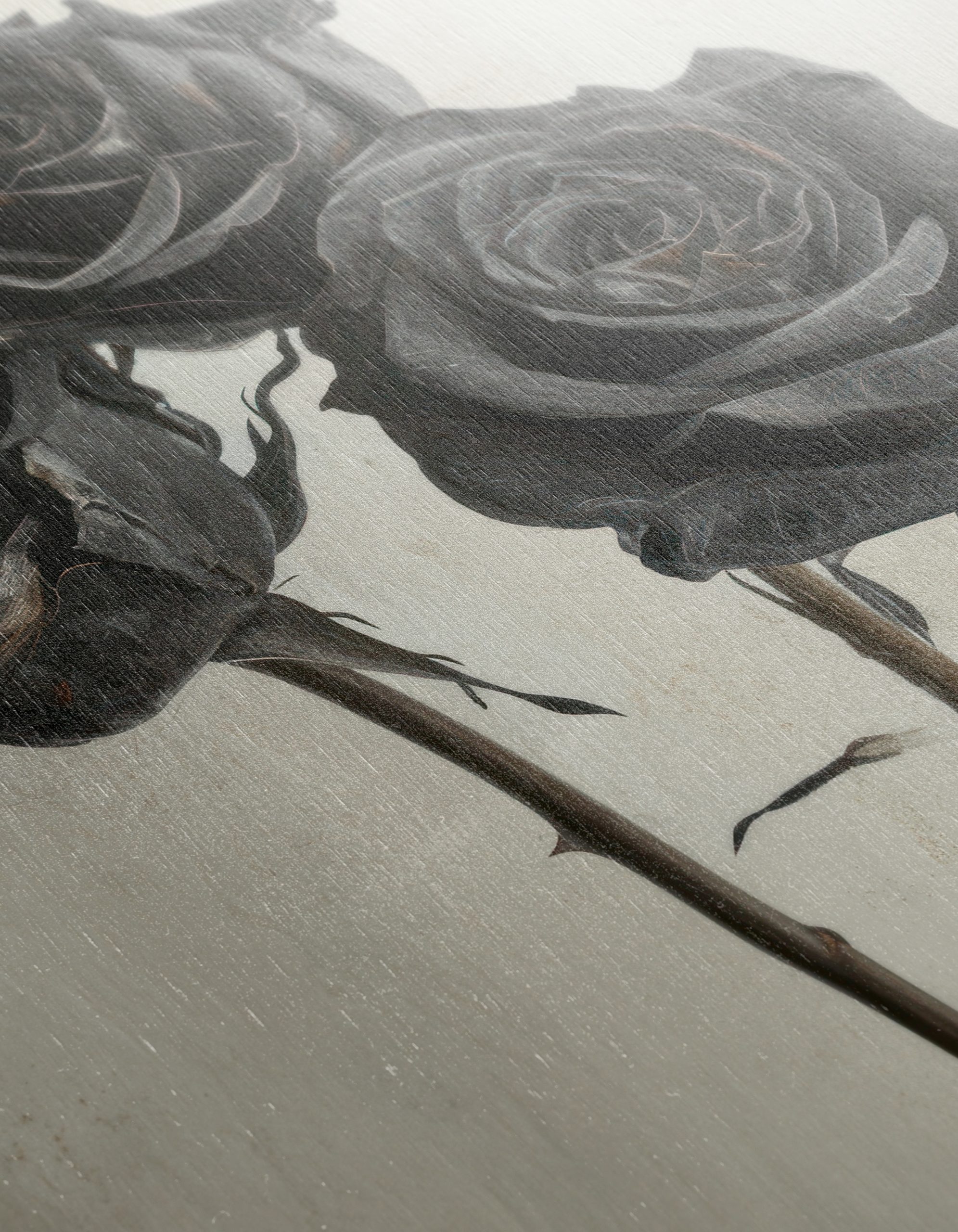 Black Roses Floral Art - Image 12