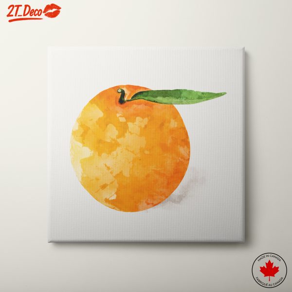 Abstract Depiction of an Orange