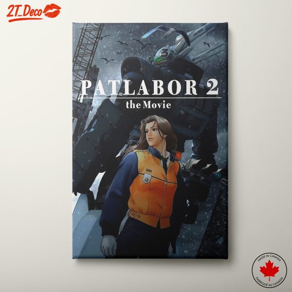 Patlabor 2 Movie Artwork Featuring Characters and Mechs