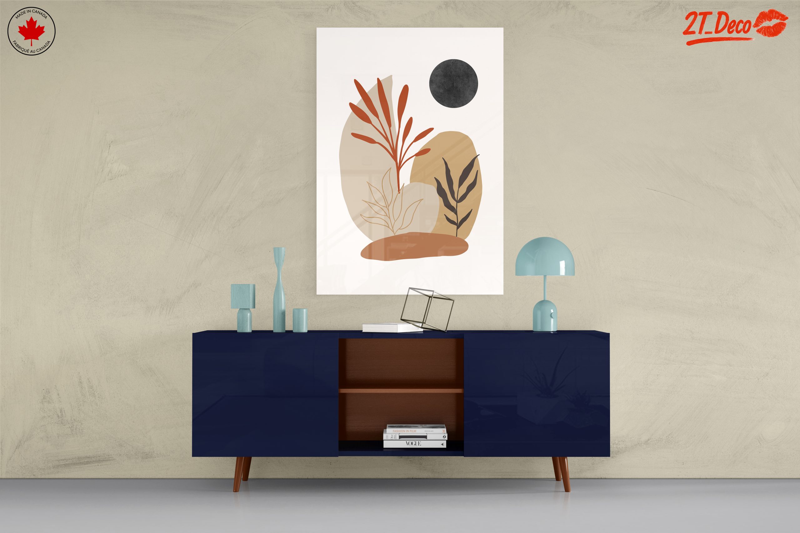 Contemporary Botanical Abstract Composition - Image 8