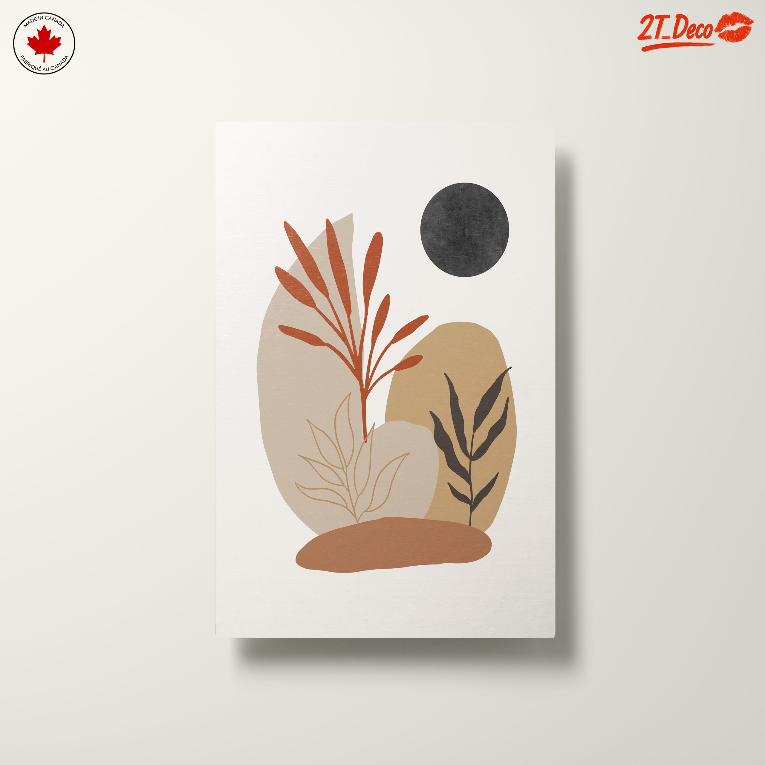 Contemporary Botanical Abstract Composition - Image 10