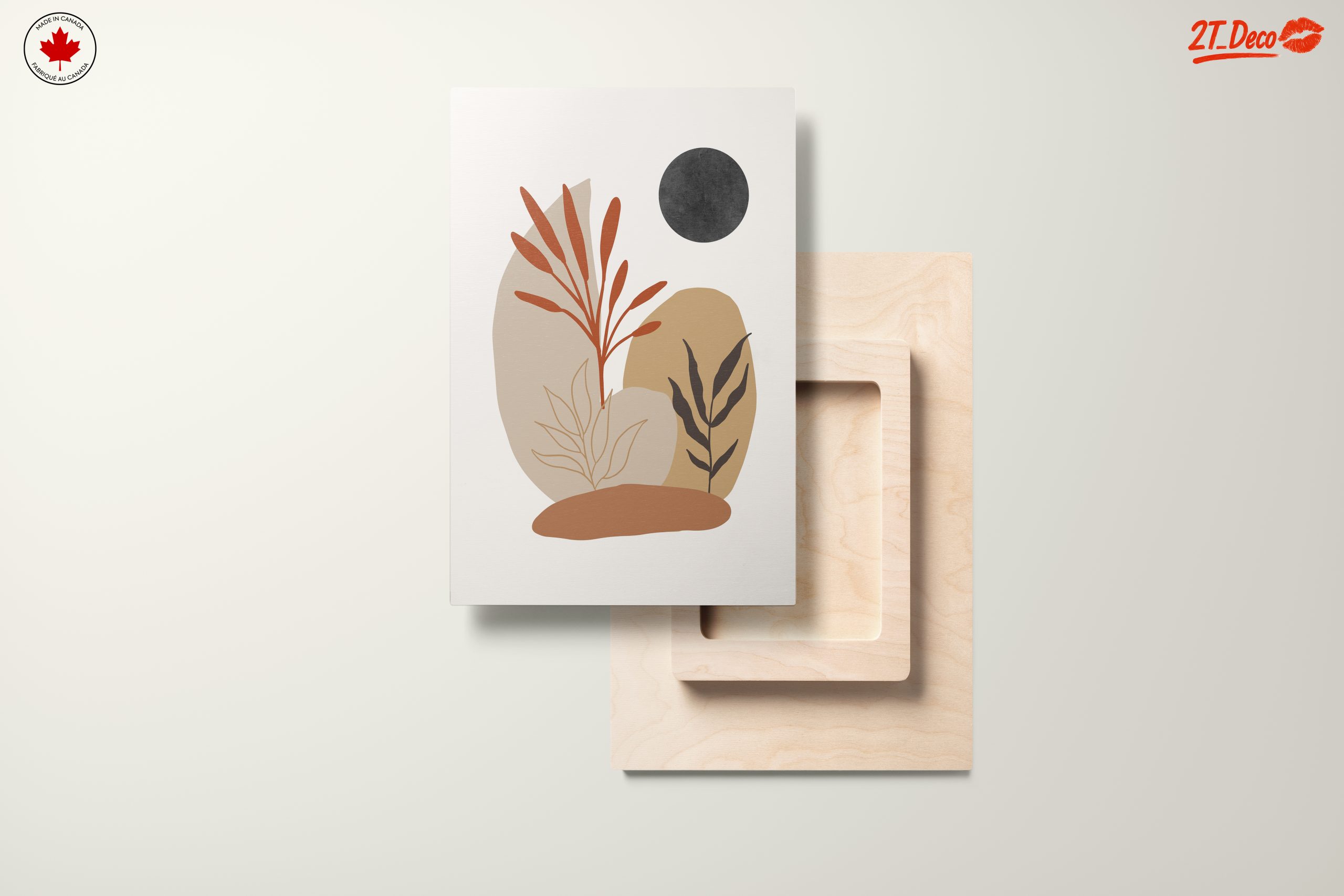 Contemporary Botanical Abstract Composition - Image 11