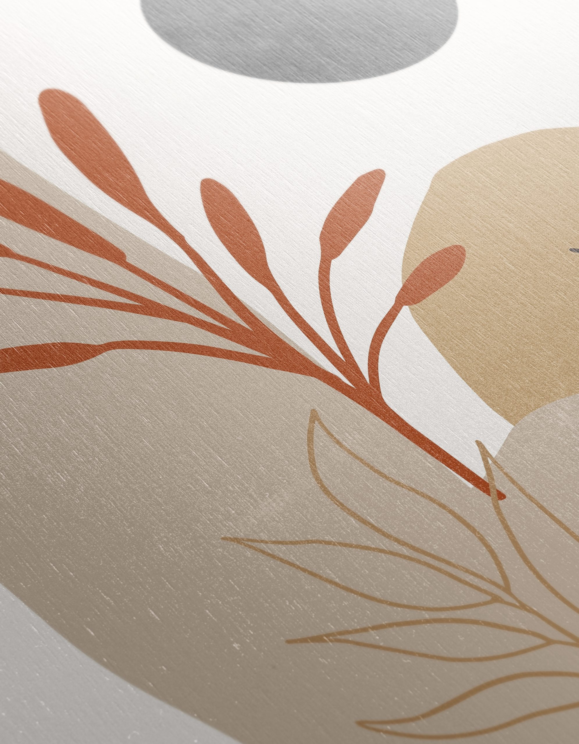 Contemporary Botanical Abstract Composition - Image 12