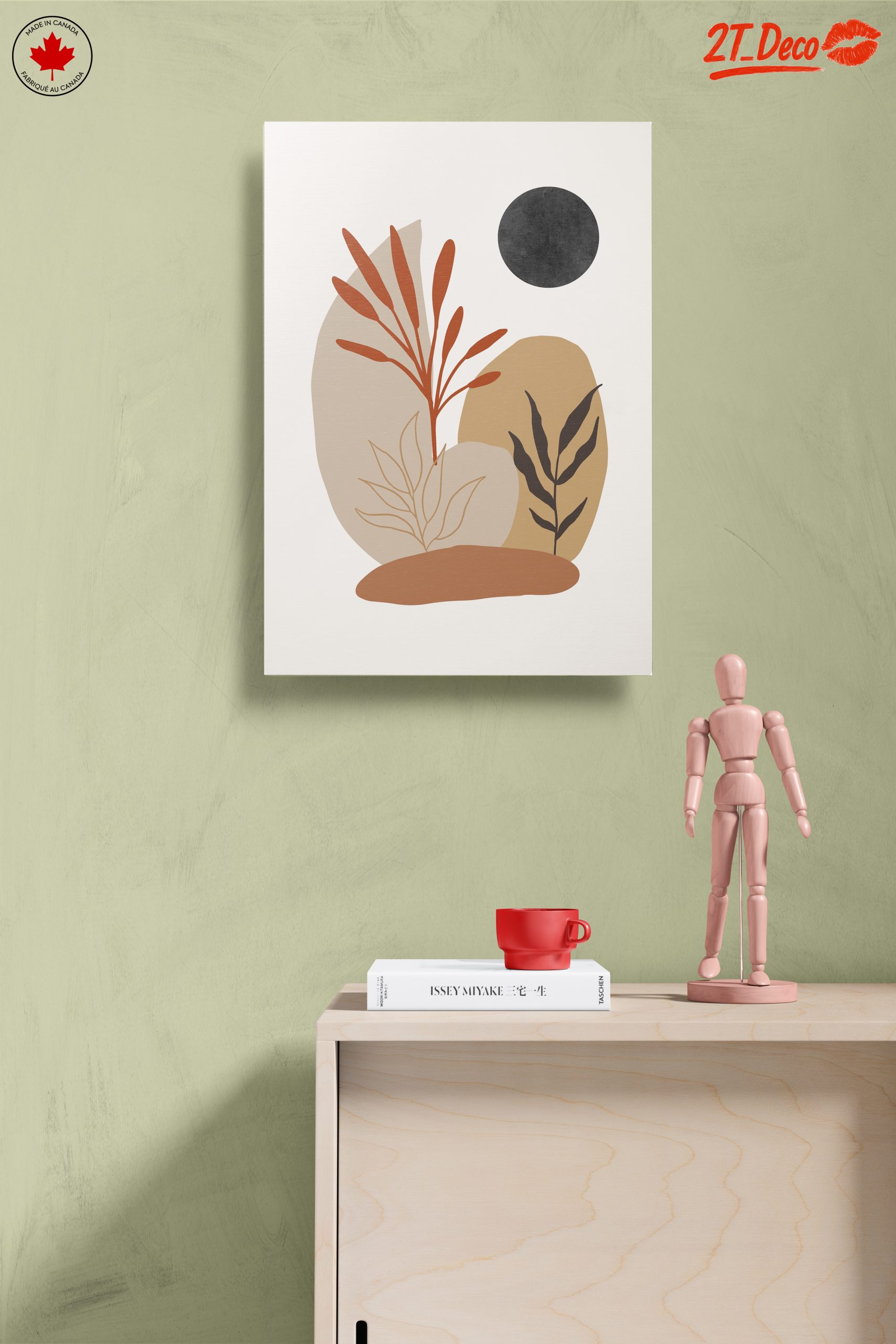 Contemporary Botanical Abstract Composition - Image 14