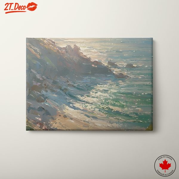 Vibrant Coastal Landscape Art